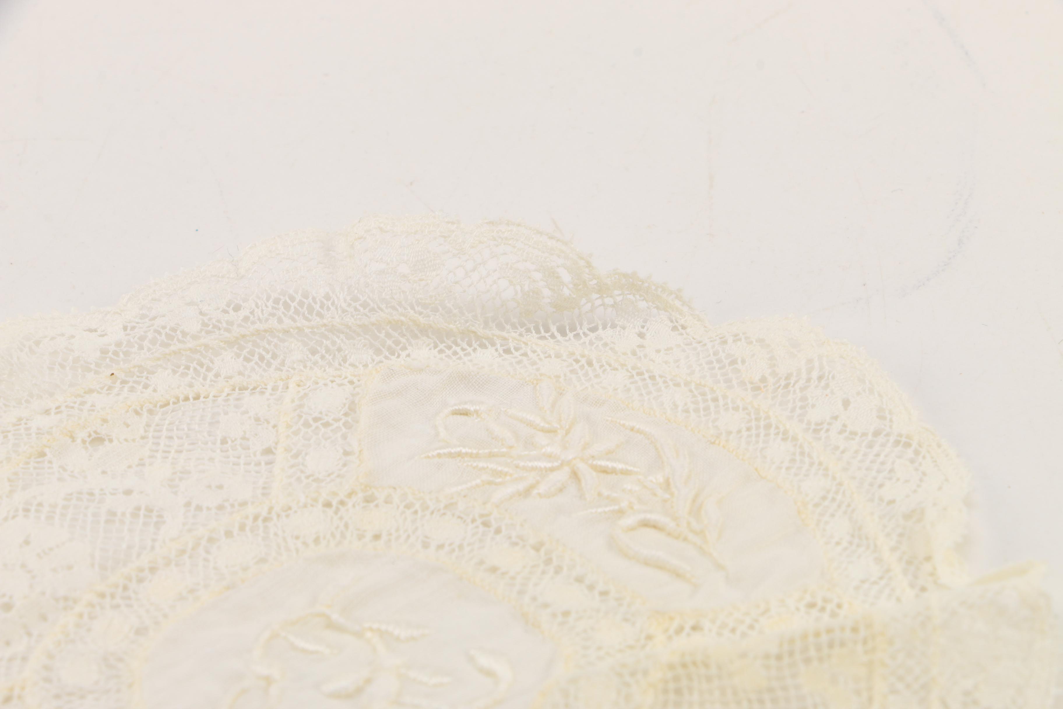 Ivory Lace Cocktail Doilies