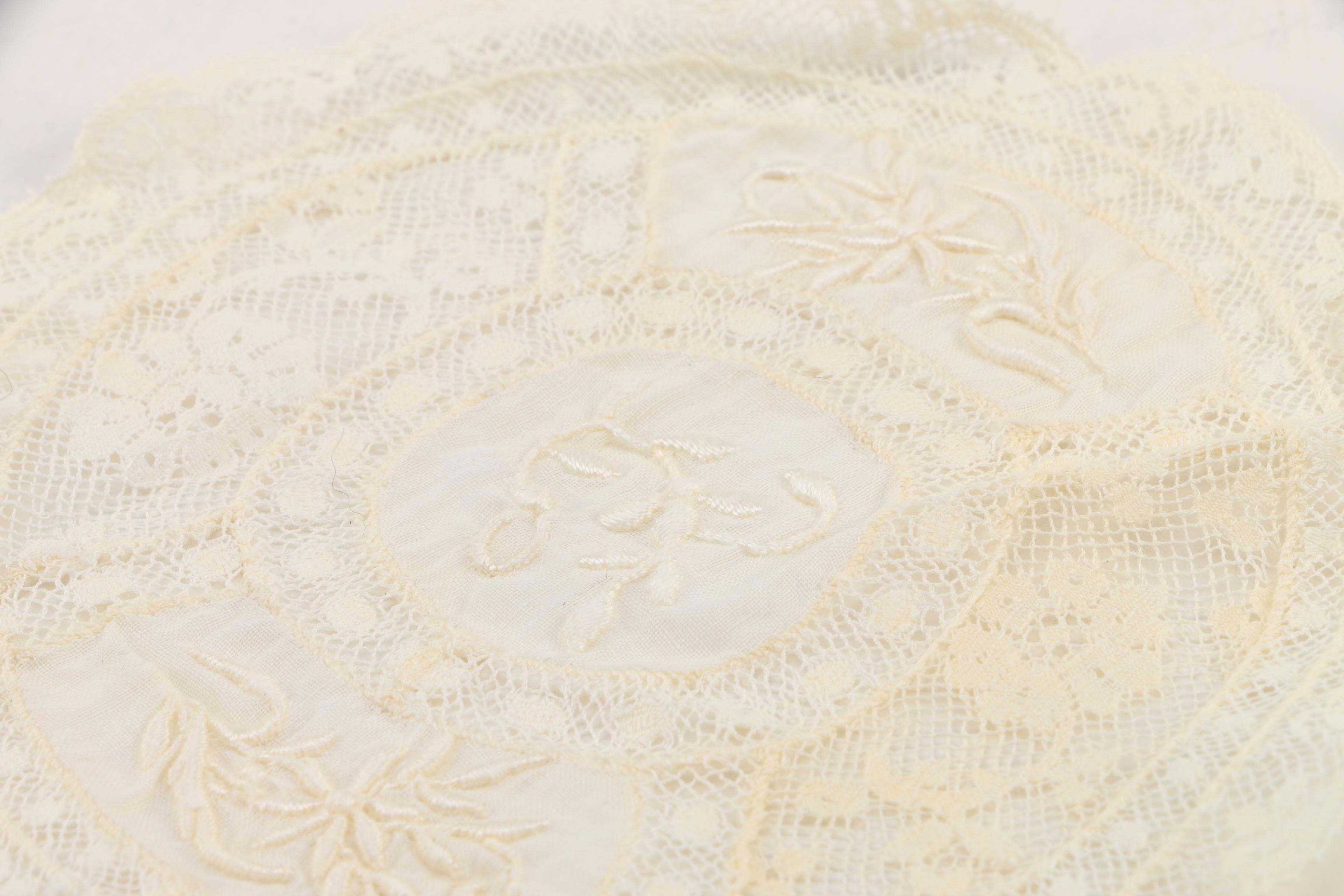 Ivory Lace Cocktail Doilies