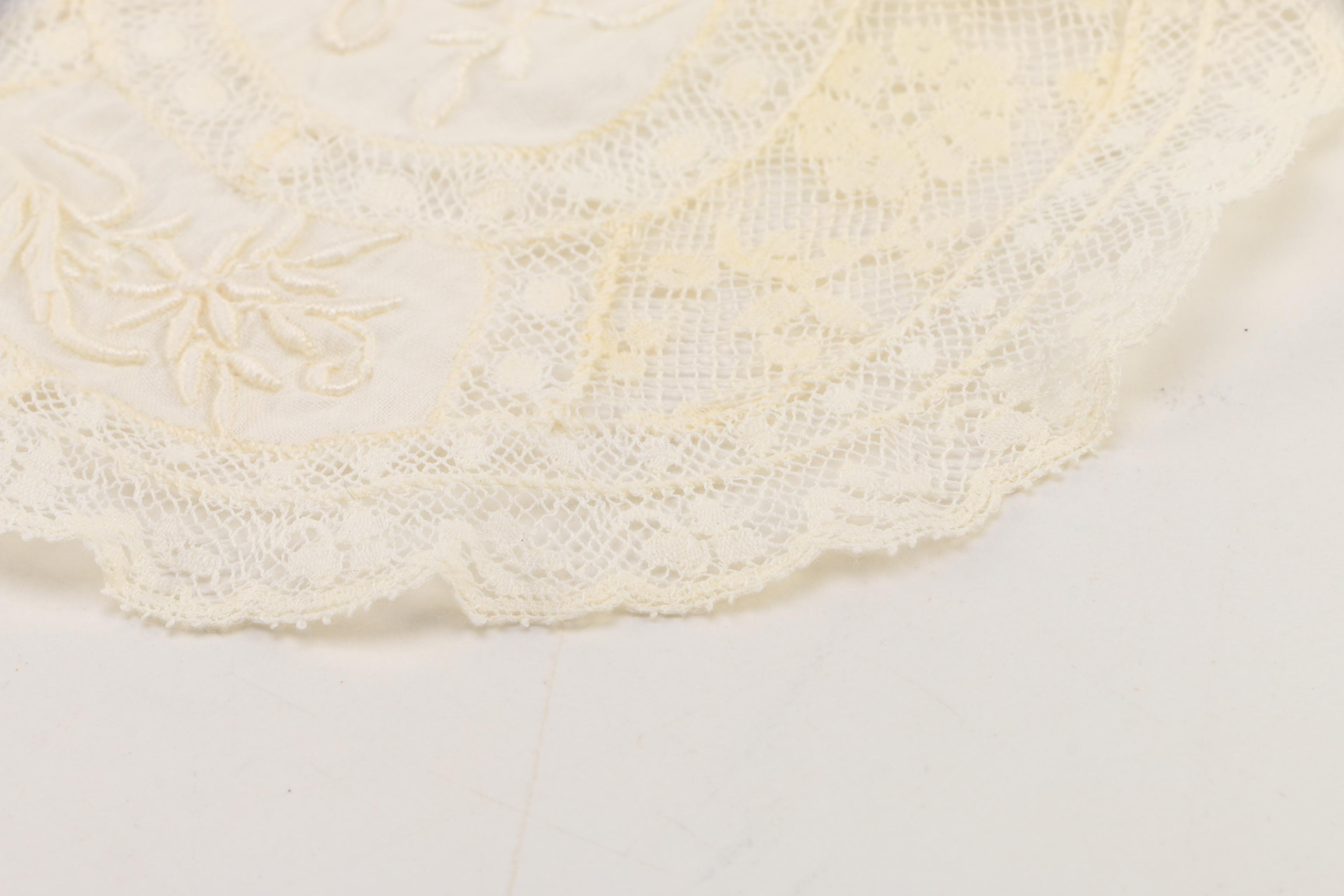 Ivory Lace Cocktail Doilies