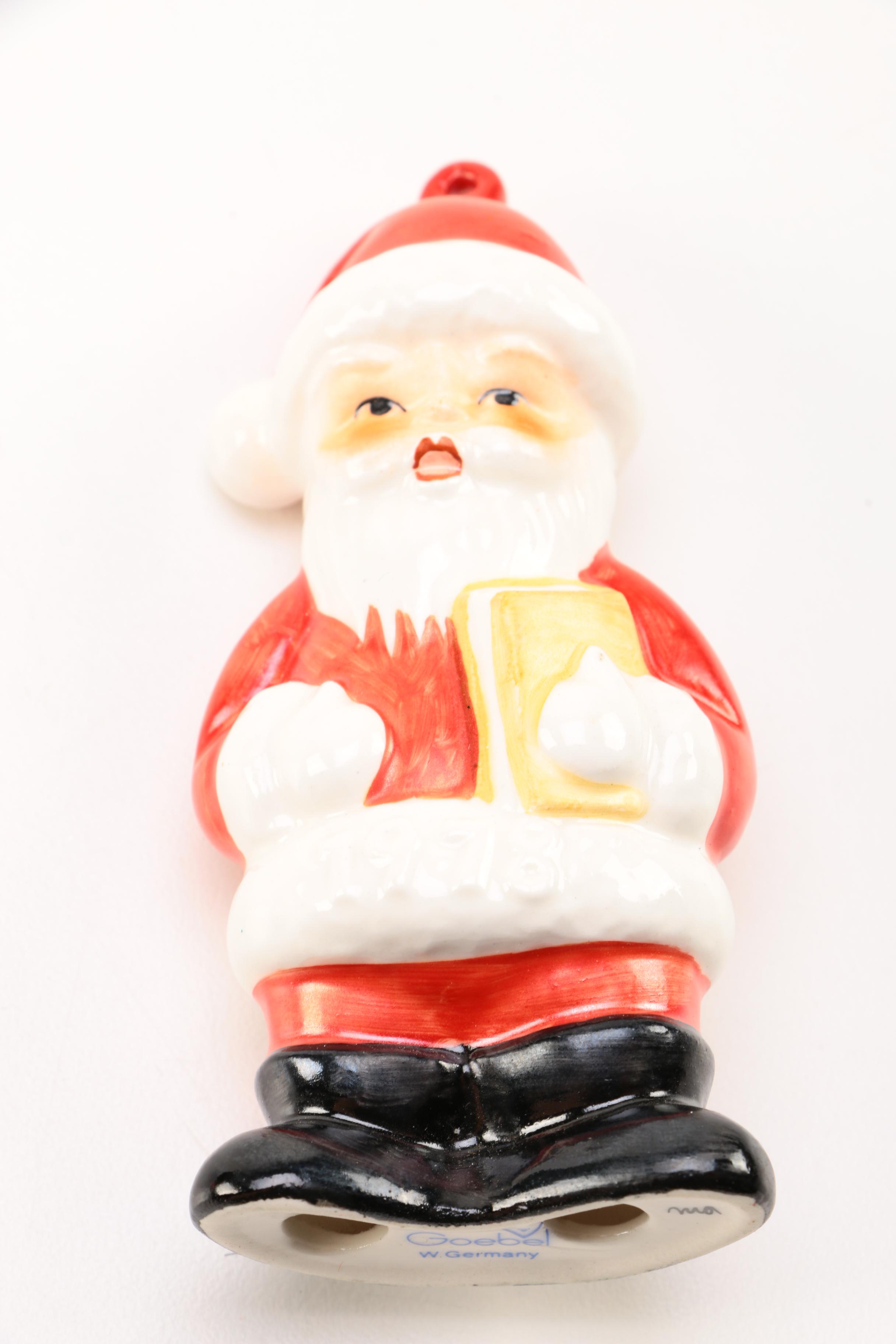 A Collection of Vintage 'Shiny Brite'-Style Tree Ornaments