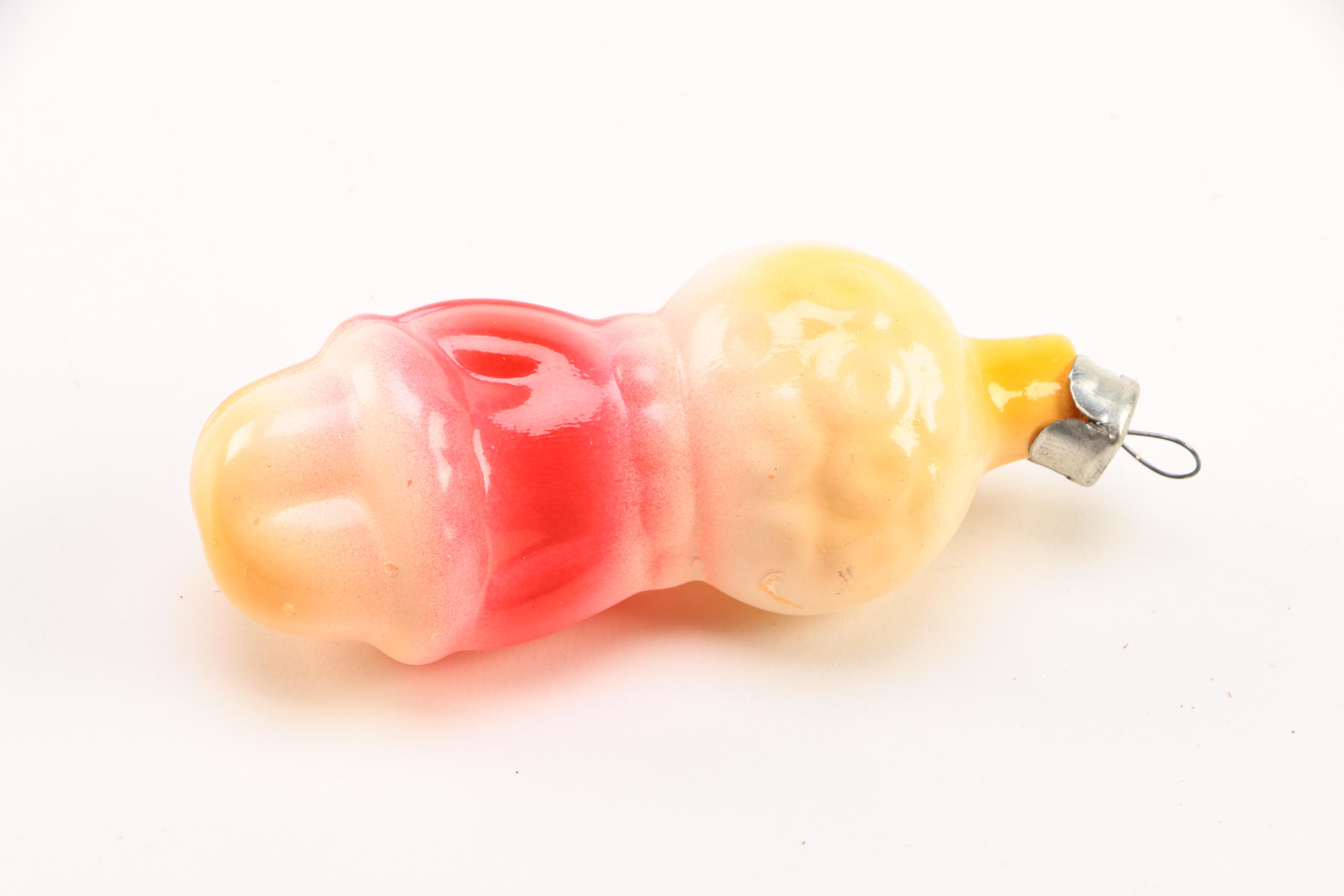 A Collection of Vintage 'Shiny Brite'-Style Tree Ornaments