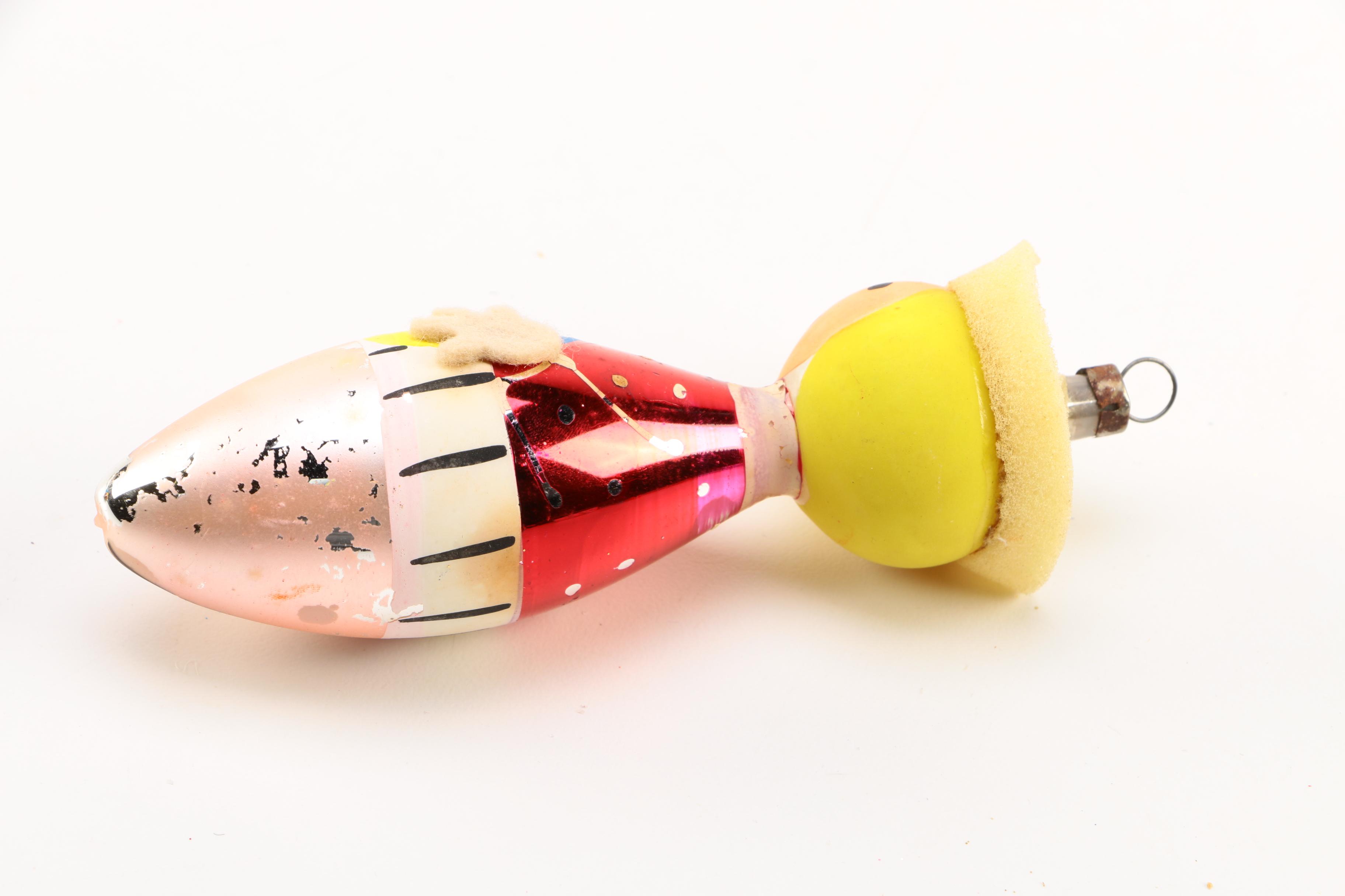 A Collection of Vintage 'Shiny Brite'-Style Tree Ornaments