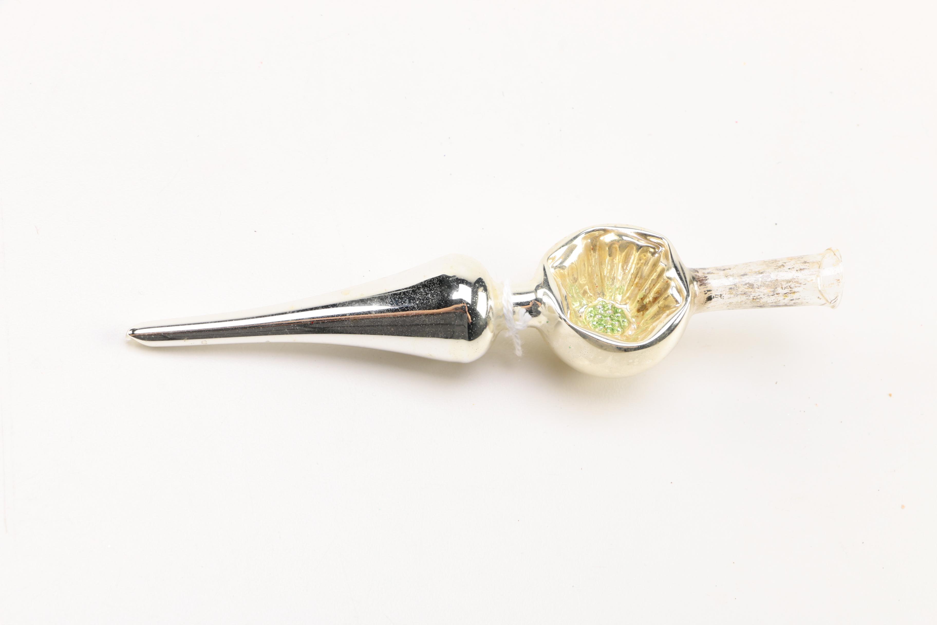 A Collection of Vintage 'Shiny Brite'-Style Tree Ornaments