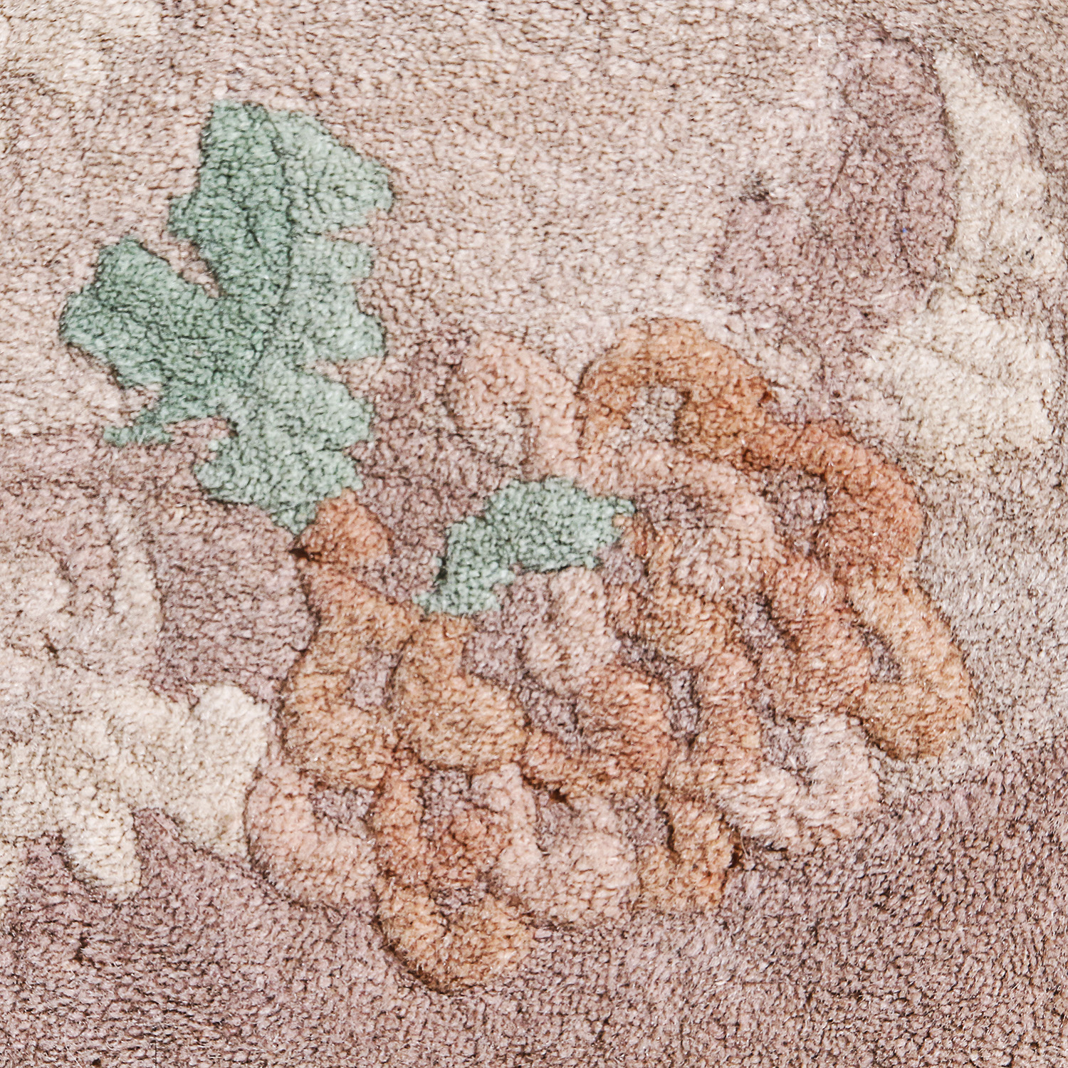 Hand-Knotted Floral Oval Rug