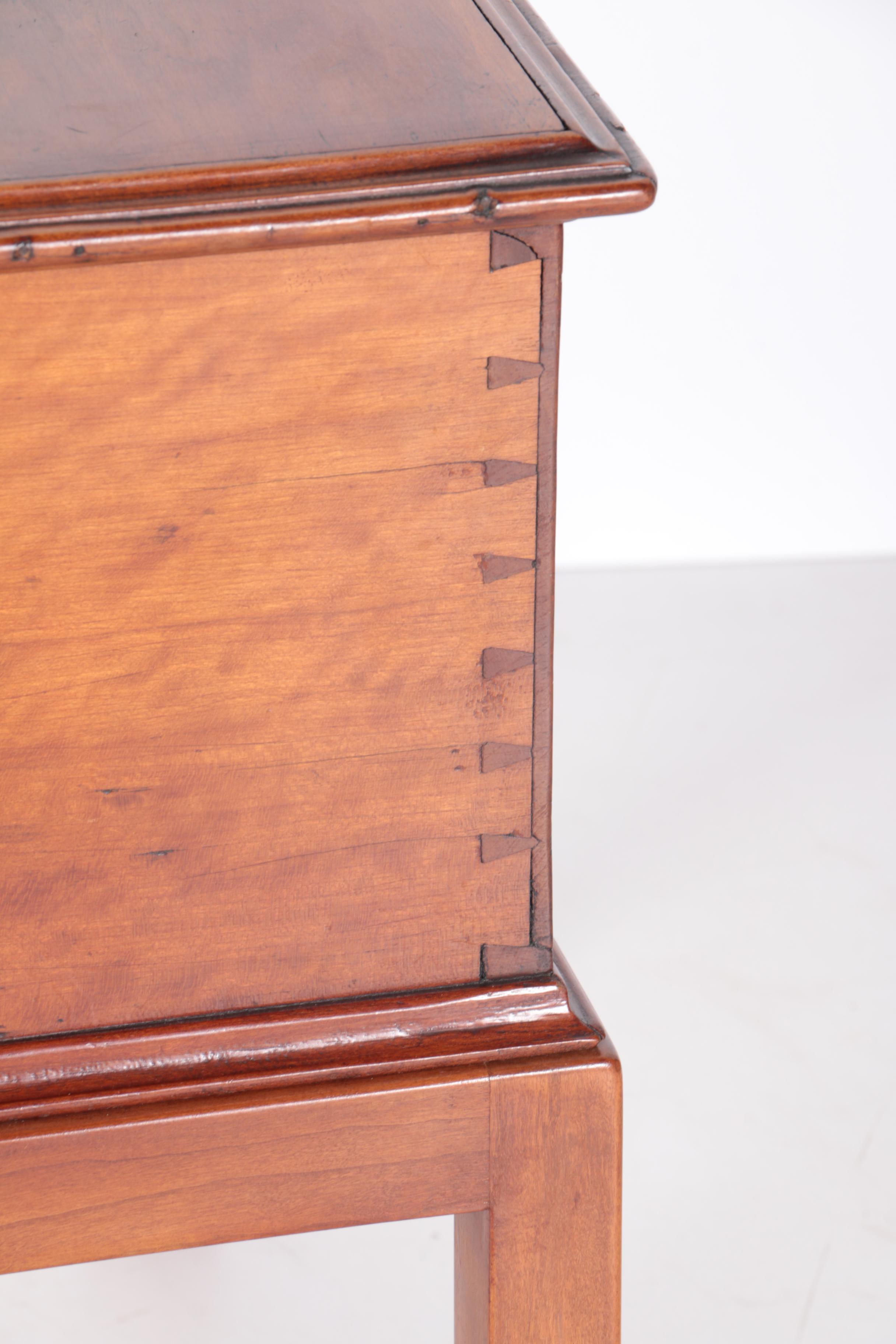 Antique Cherry Cellarette on Stand, 19th Century and Later