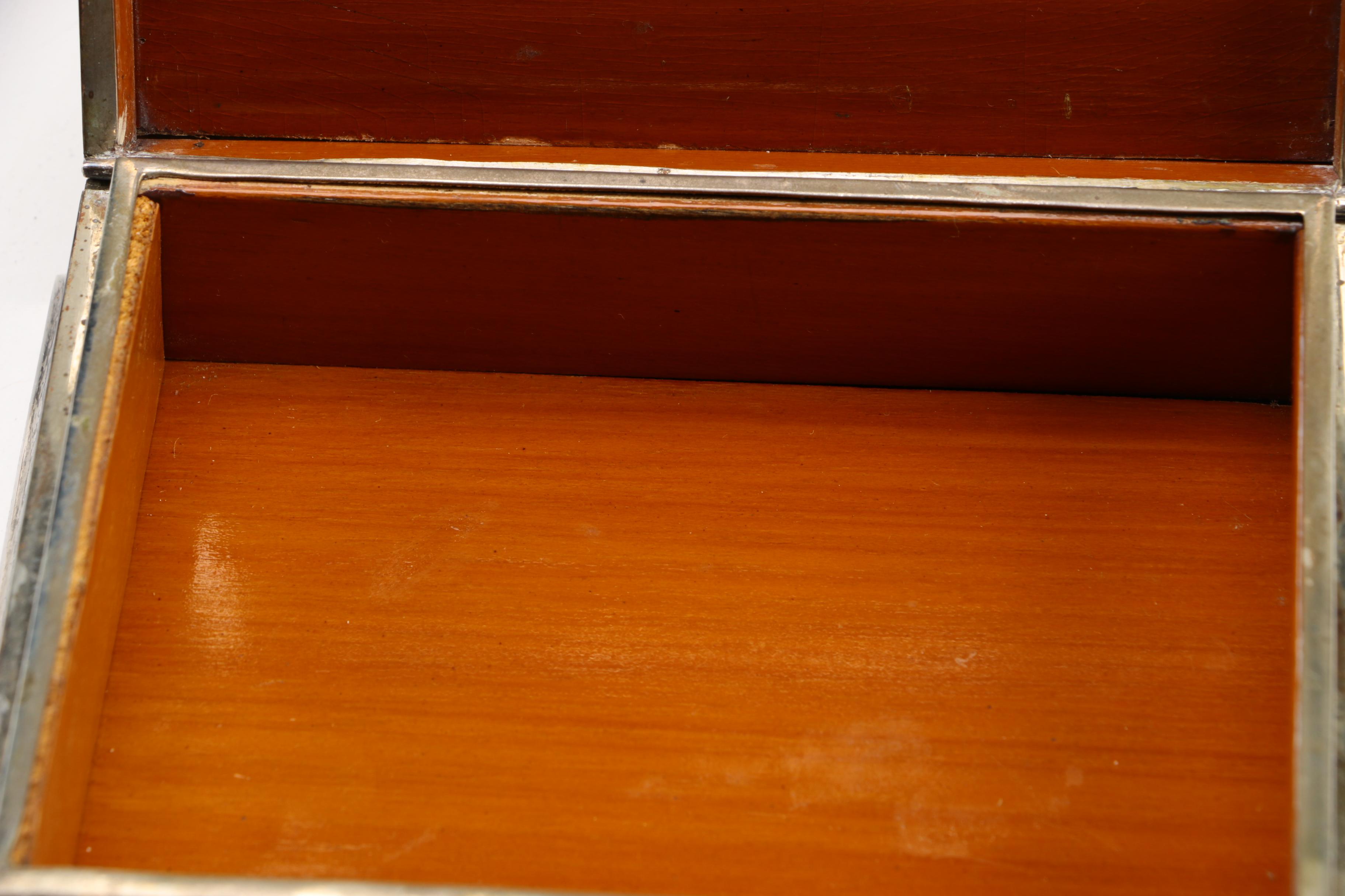 Thai Nielloware Cedar Lined Sterling Silver Box