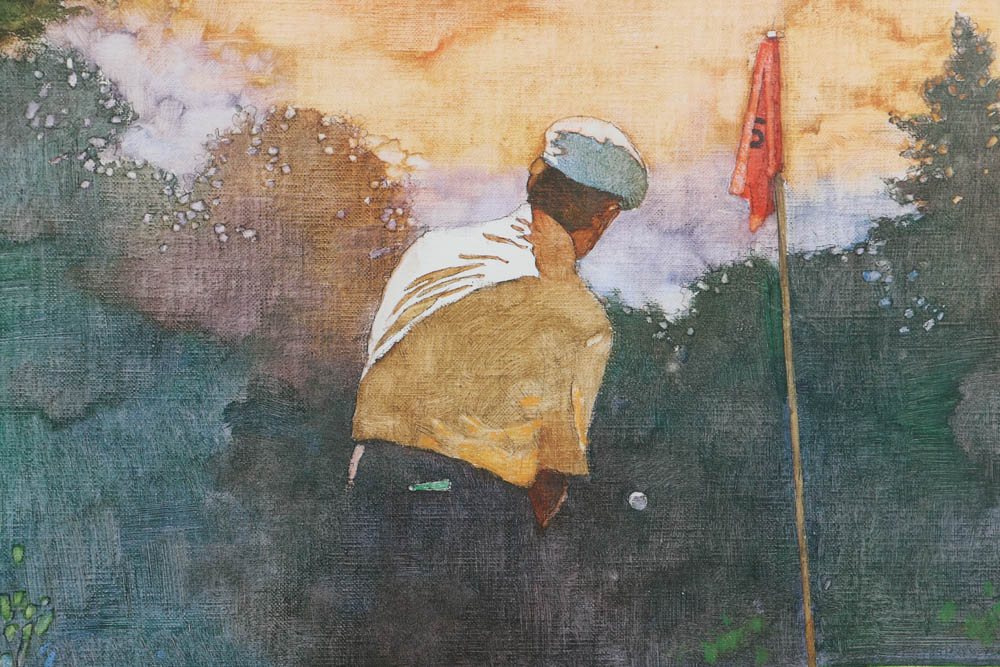 After Bart Forbes Pair of Signed Offset Lithographs on Paper