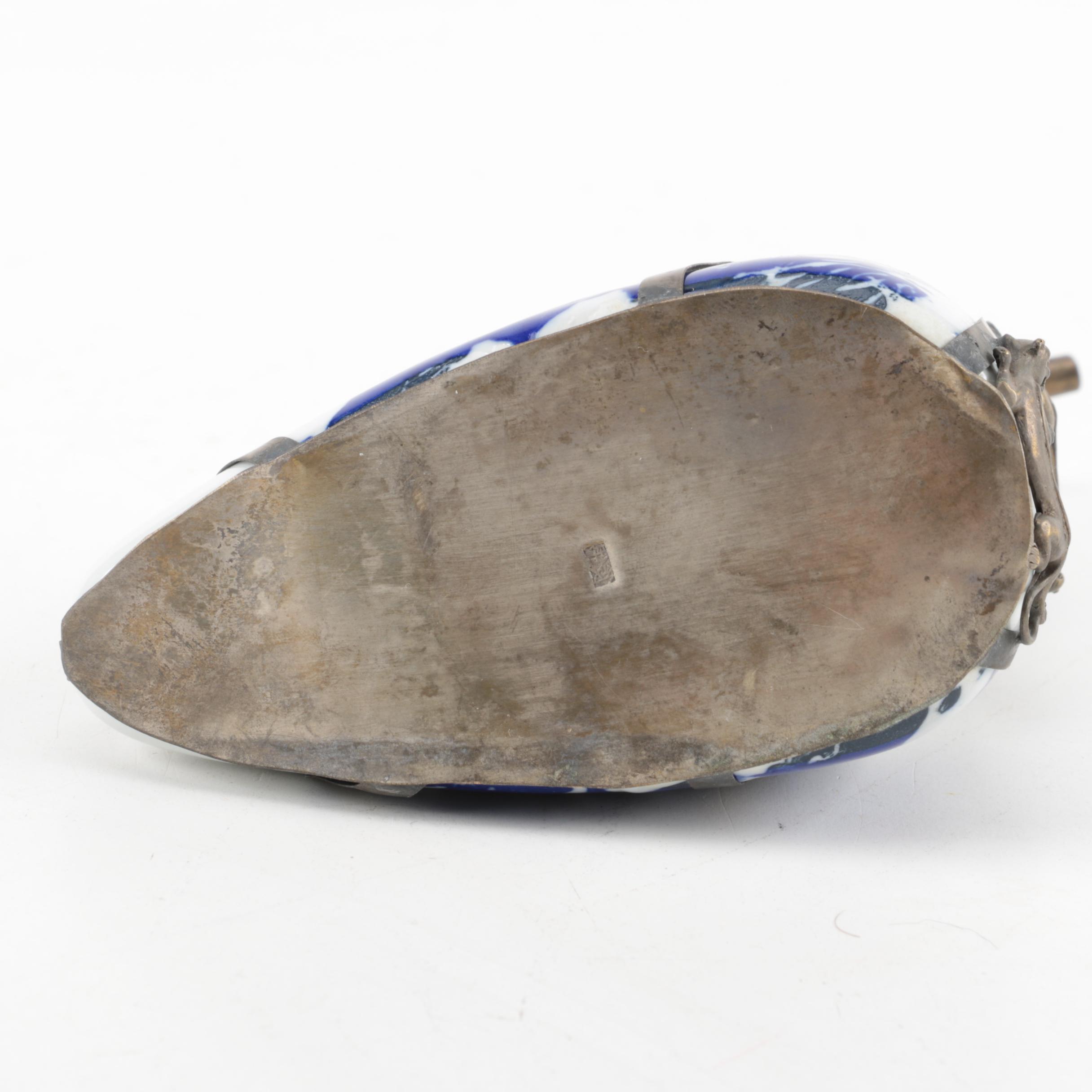 Taiwanese "Lotus Foot" Smoking Pipe