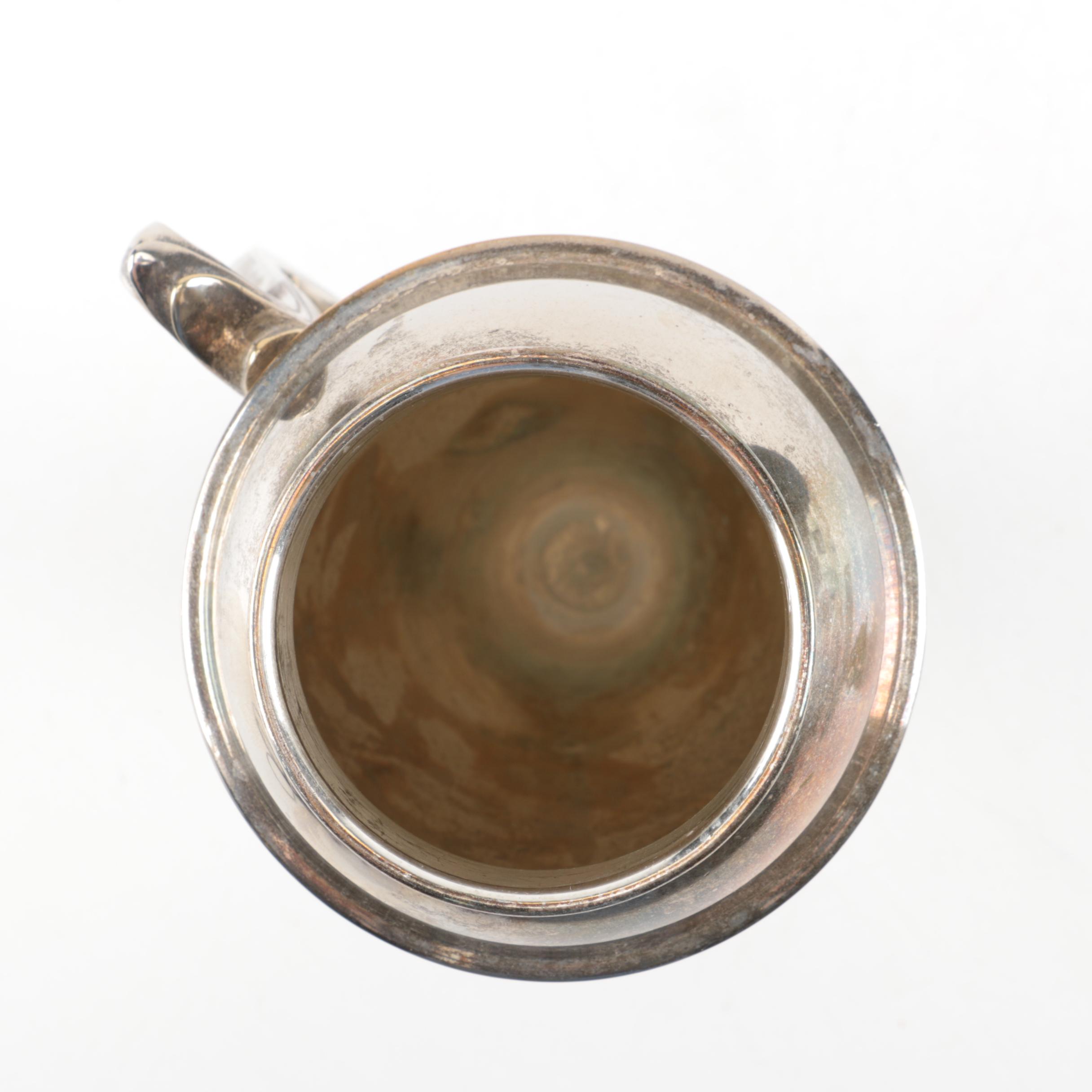 Rooster Silver Plate Cocktail Shaker