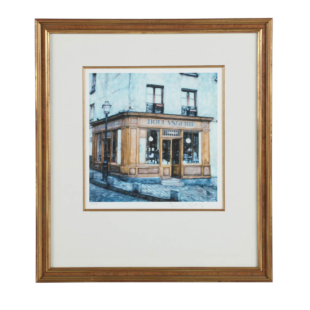 Ernesto Rodriguez Limited Edition Giclée Print on Paper of Bakery