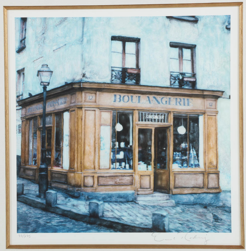 Ernesto Rodriguez Limited Edition Giclée Print on Paper of Bakery