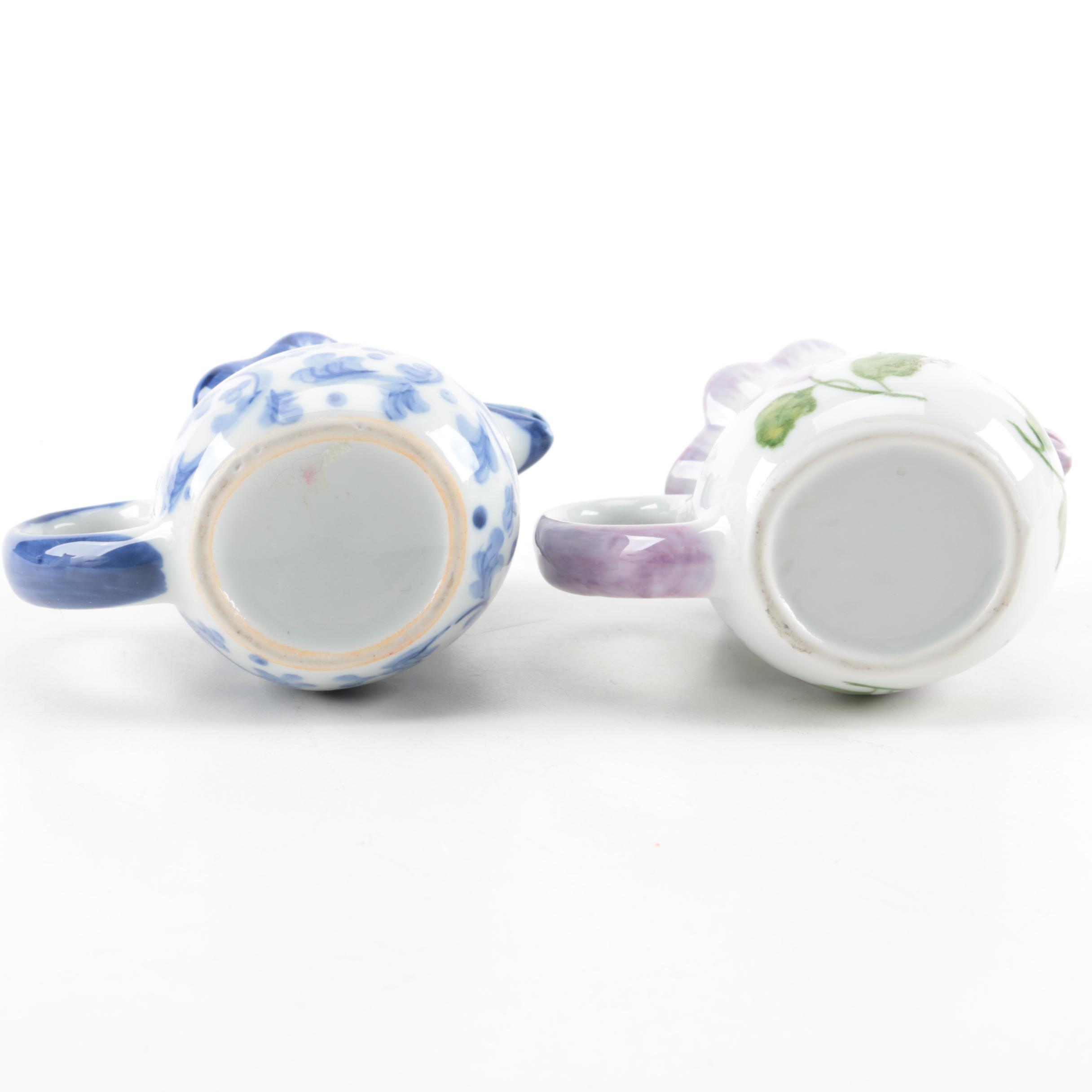 Collection of Italian Rooster Pitchers