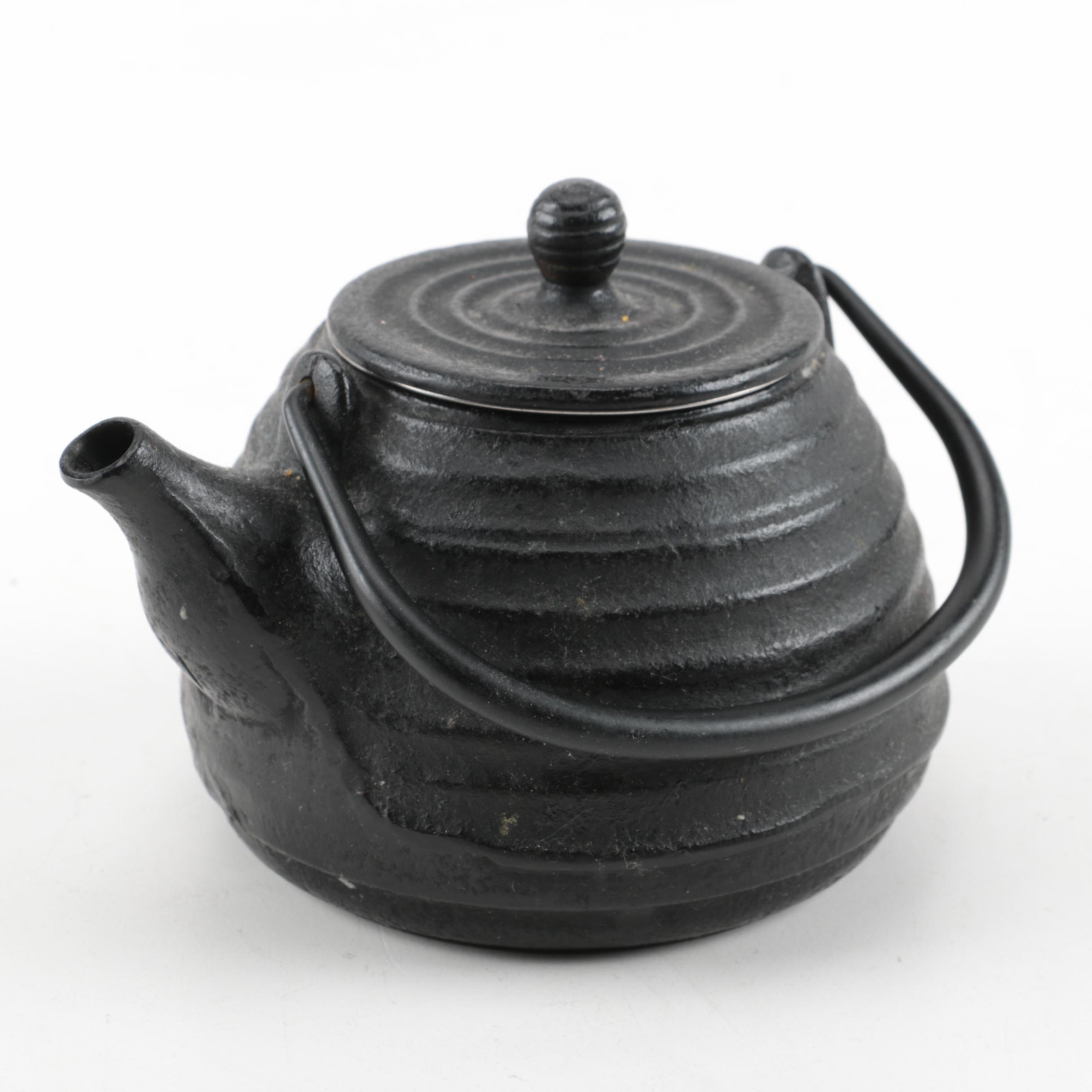 East Asian Style Cast Iron Teapots