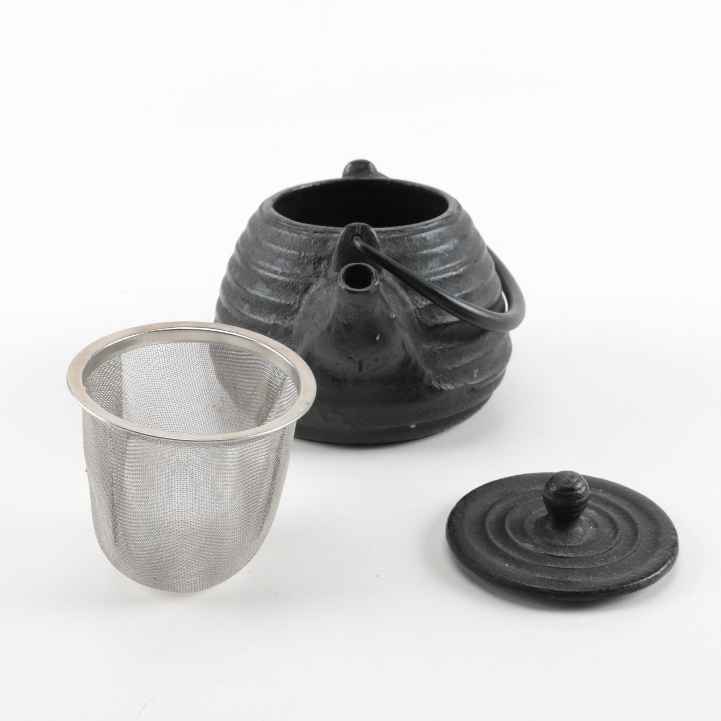 East Asian Style Cast Iron Teapots