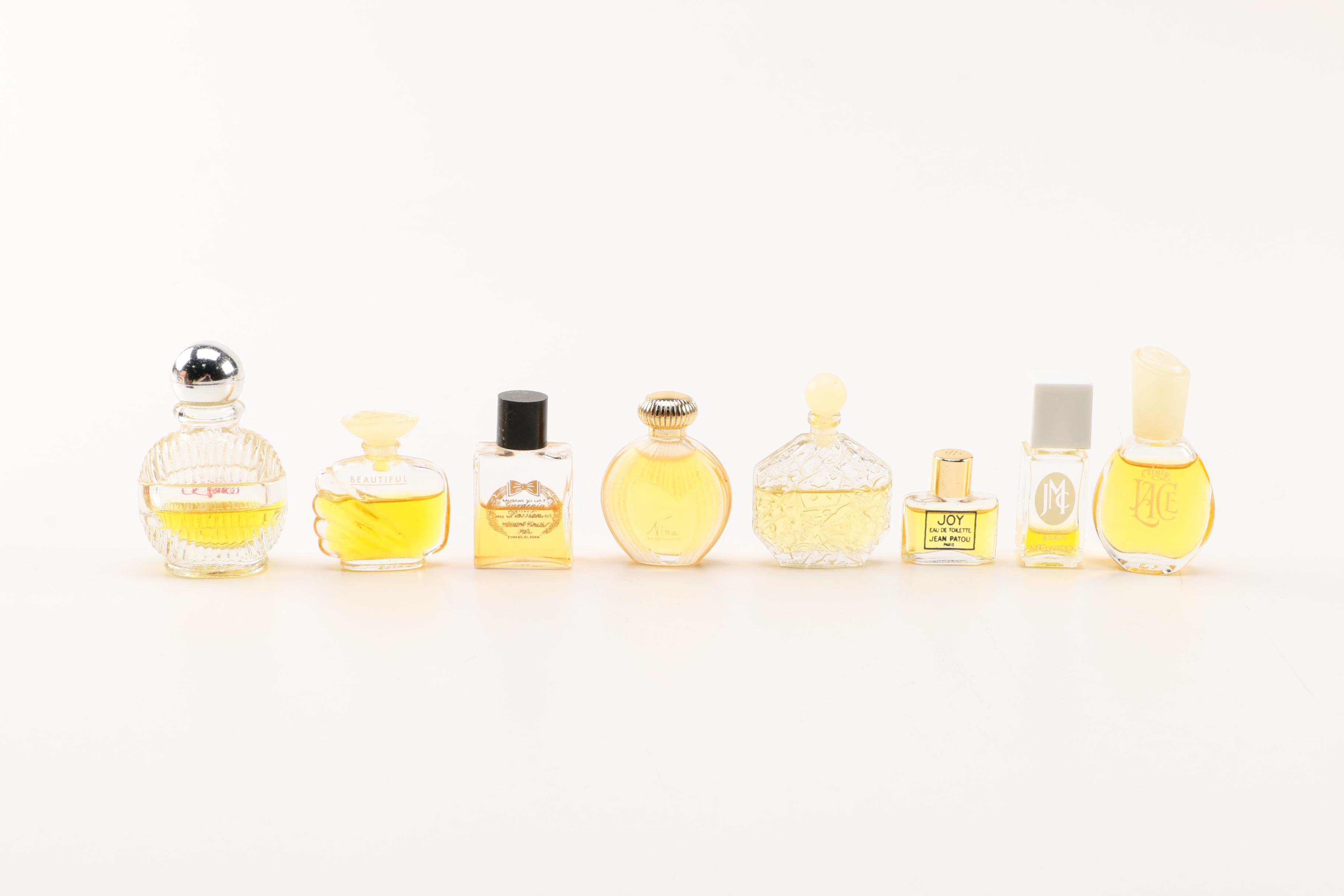 Miniature Perfumes Including Shalimar and Salvador Dali