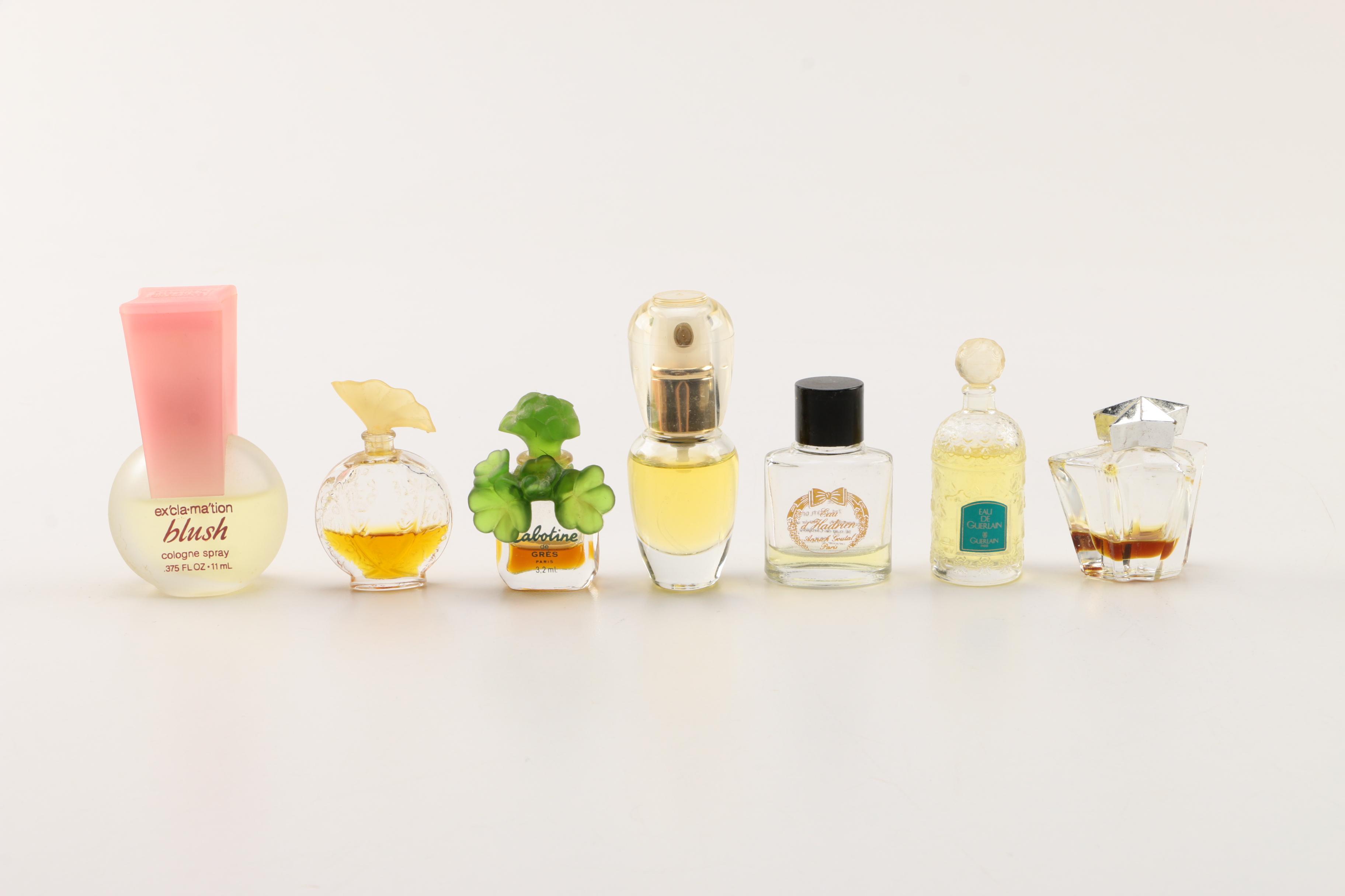 Miniature Perfumes Including Shalimar and Salvador Dali