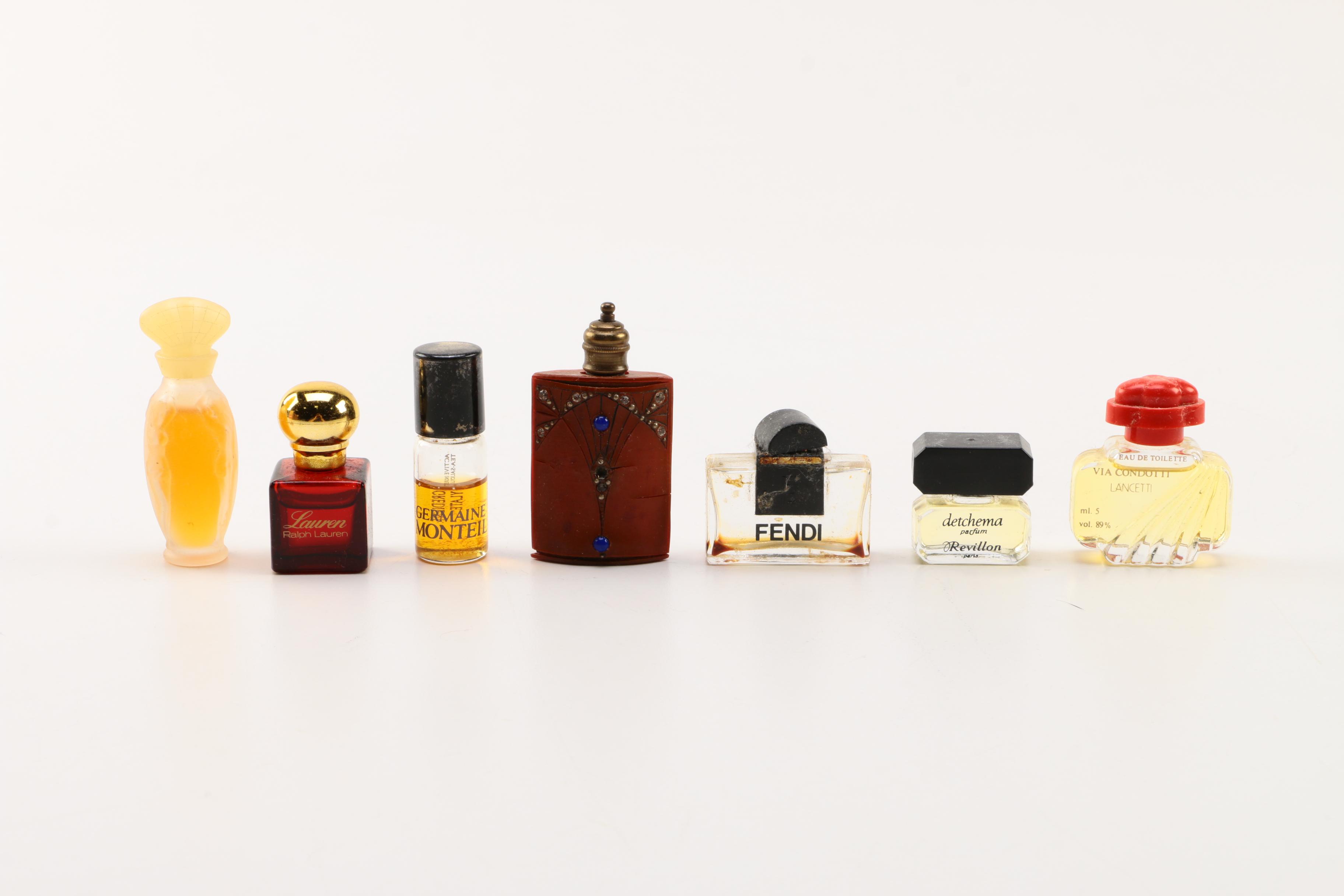 Miniature Perfumes Including Shalimar and Salvador Dali