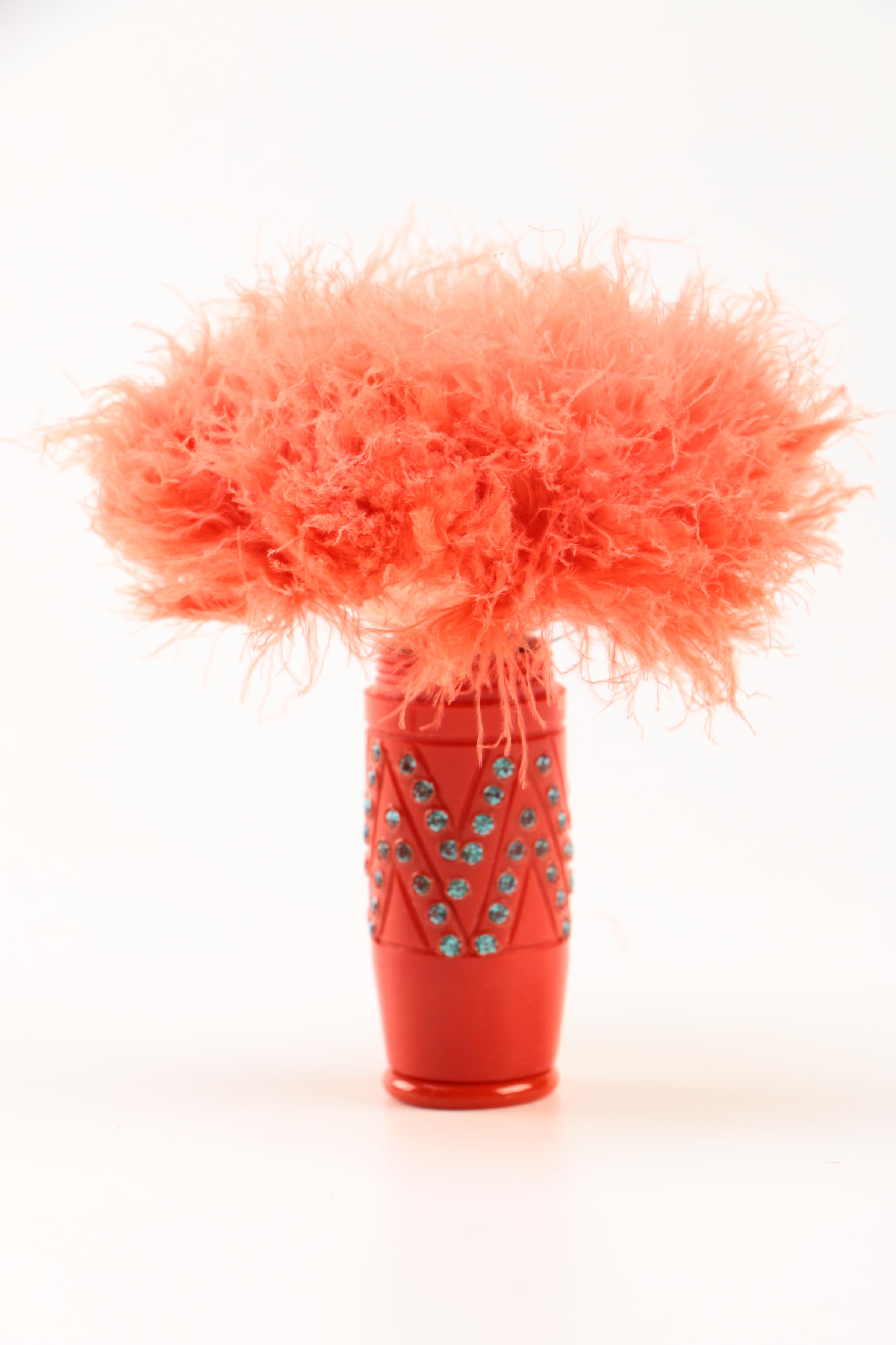 Pair of Vintage French Goose Down PLI Powder Puffs