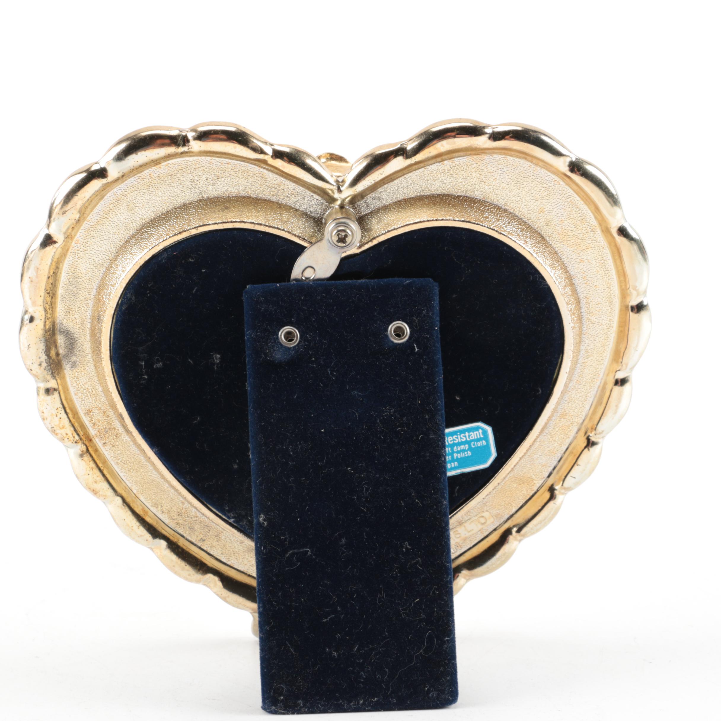 Wm. A. Rogers Sterling Silver Heart Shaped Frame