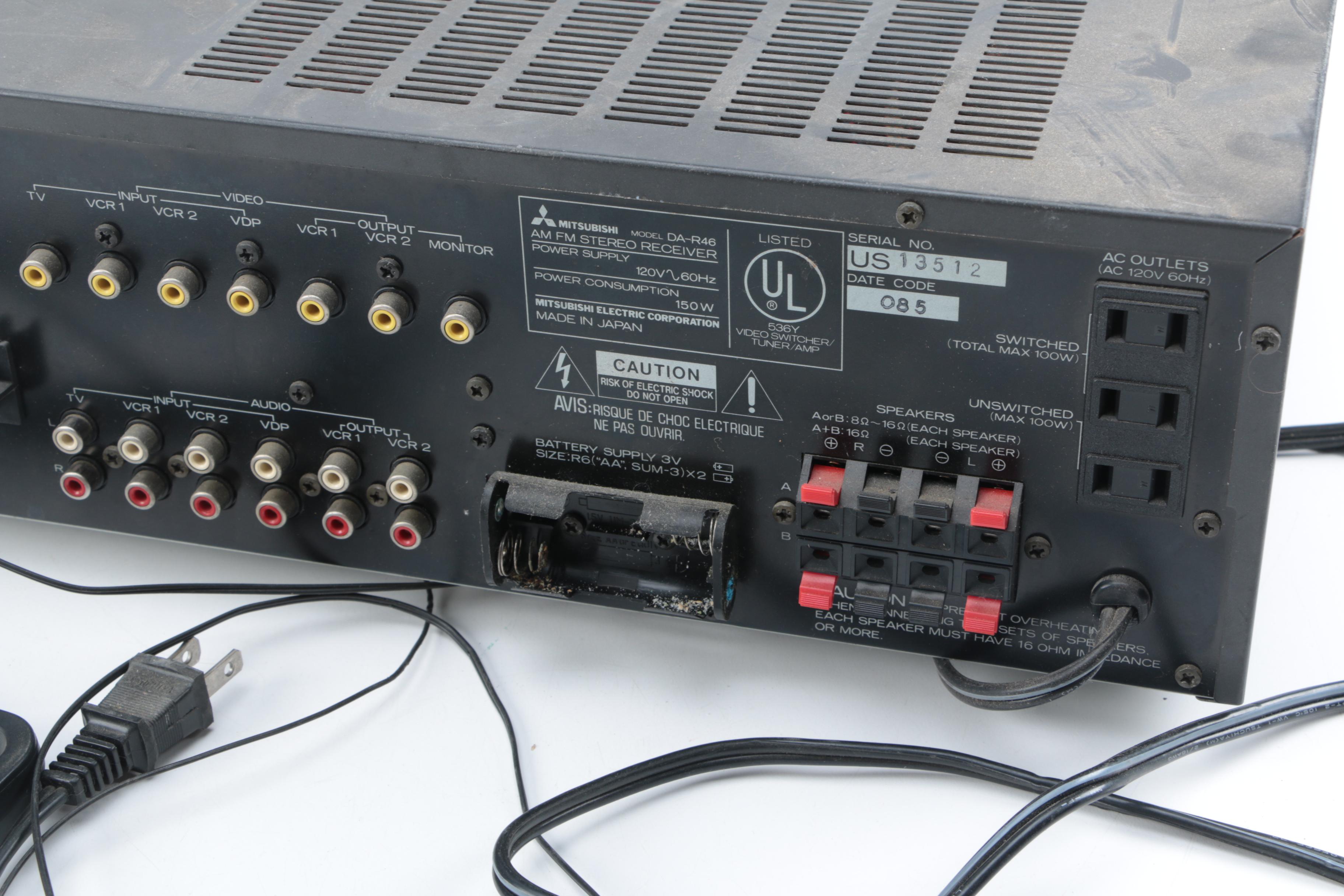 Mitsubishi DA-R46 Stereo Receiver