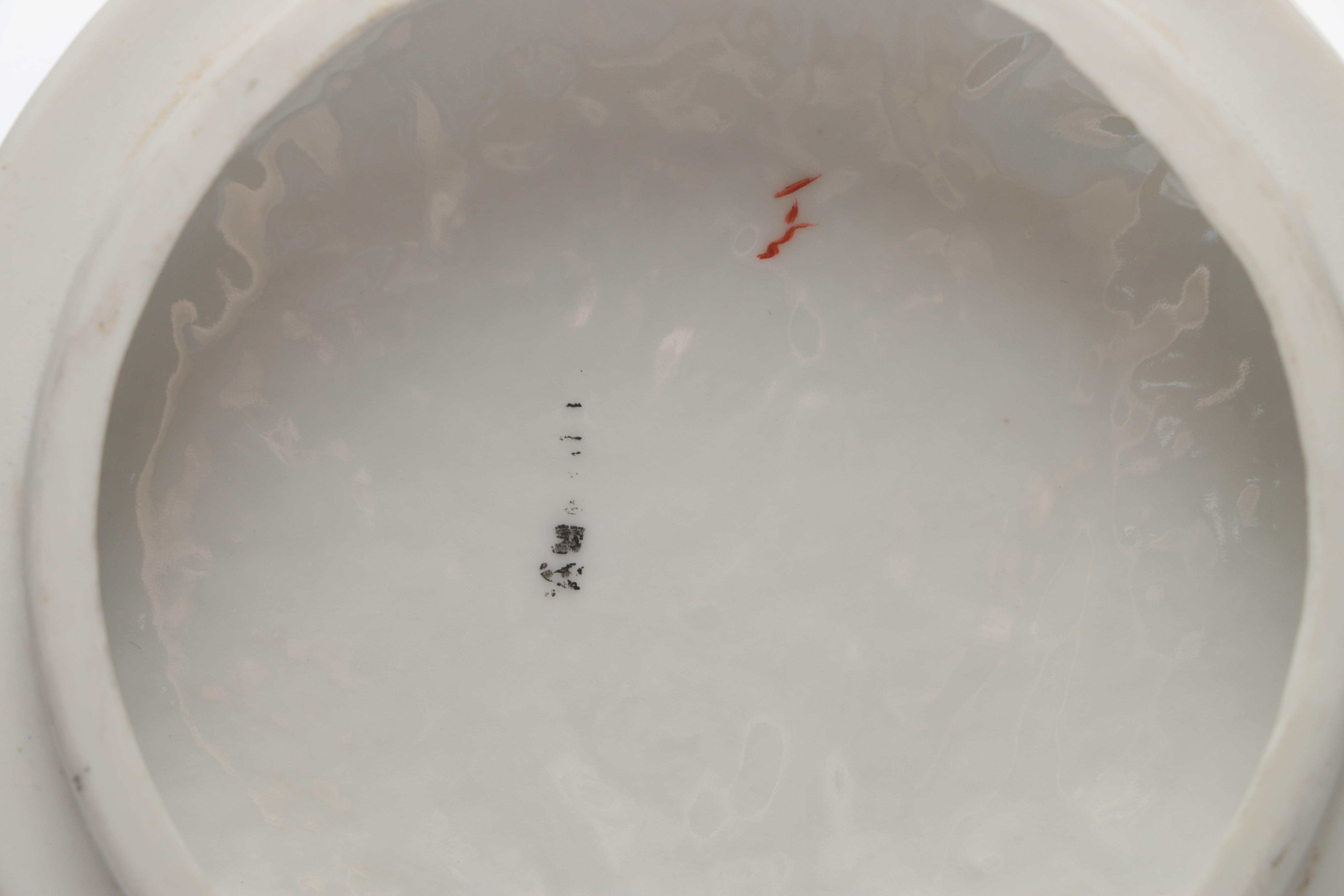 Vintage German Porcelain Clown Trinket Box