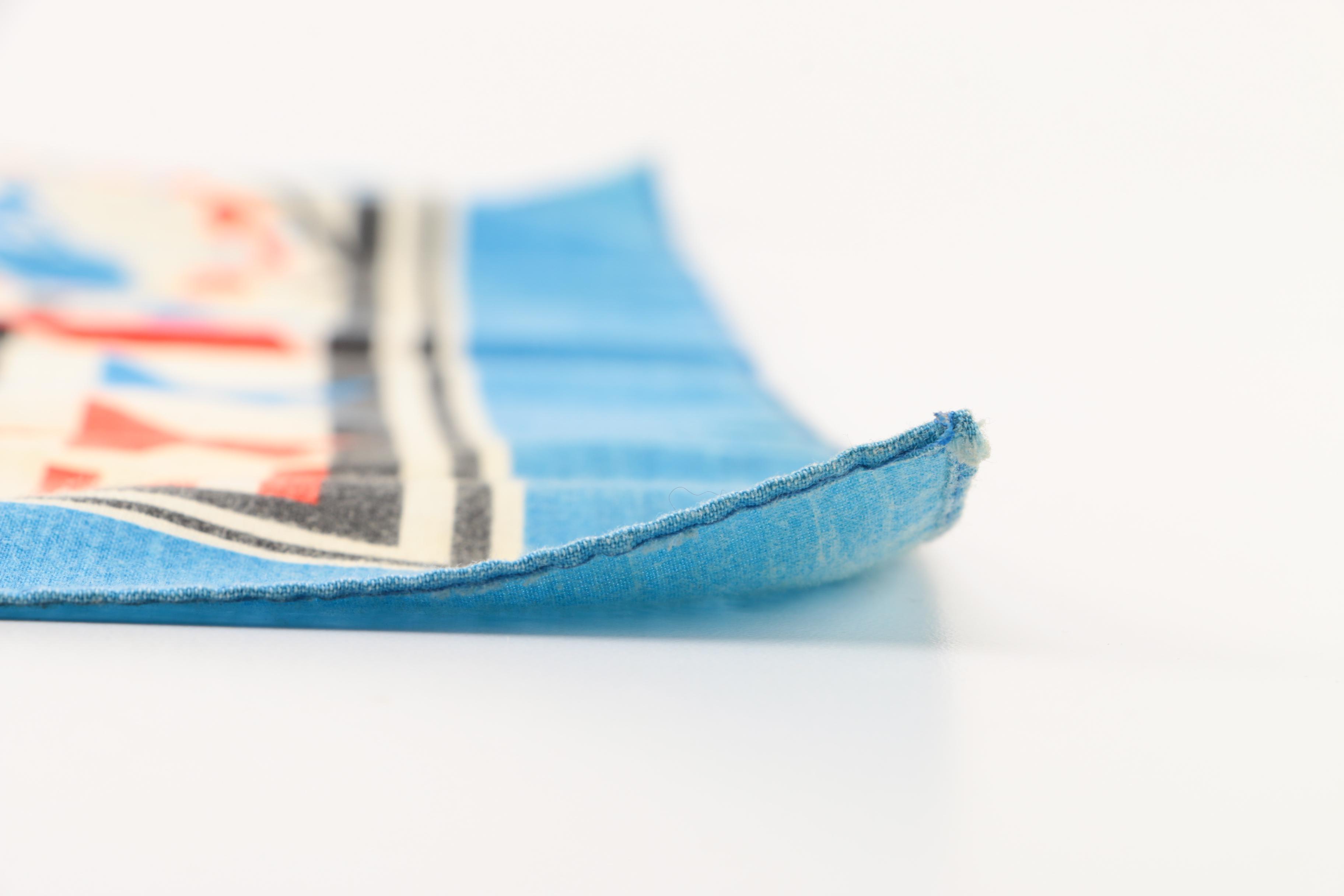 Vintage Red, White, and Blue Military Handkerchief