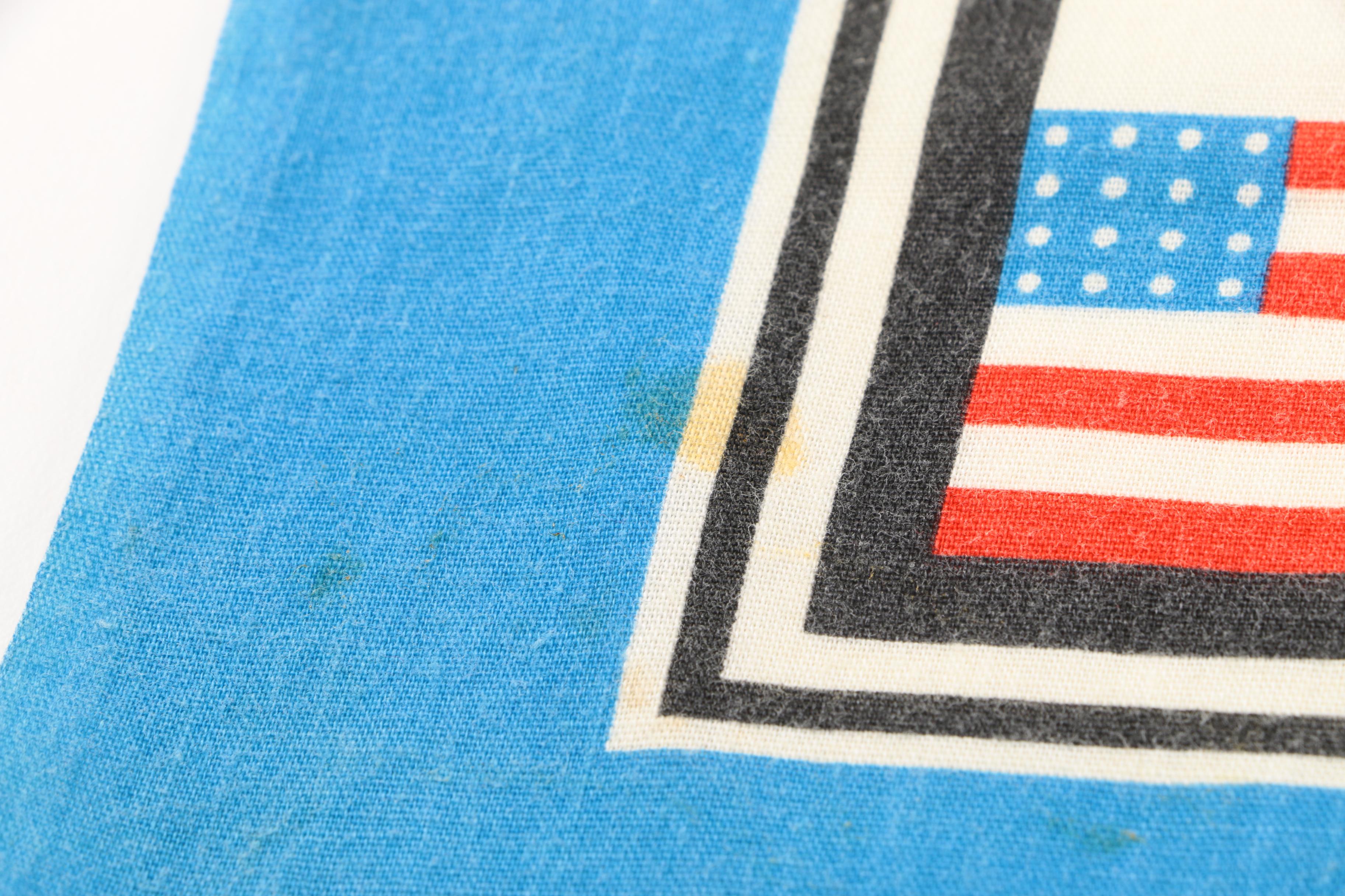 Vintage Red, White, and Blue Military Handkerchief