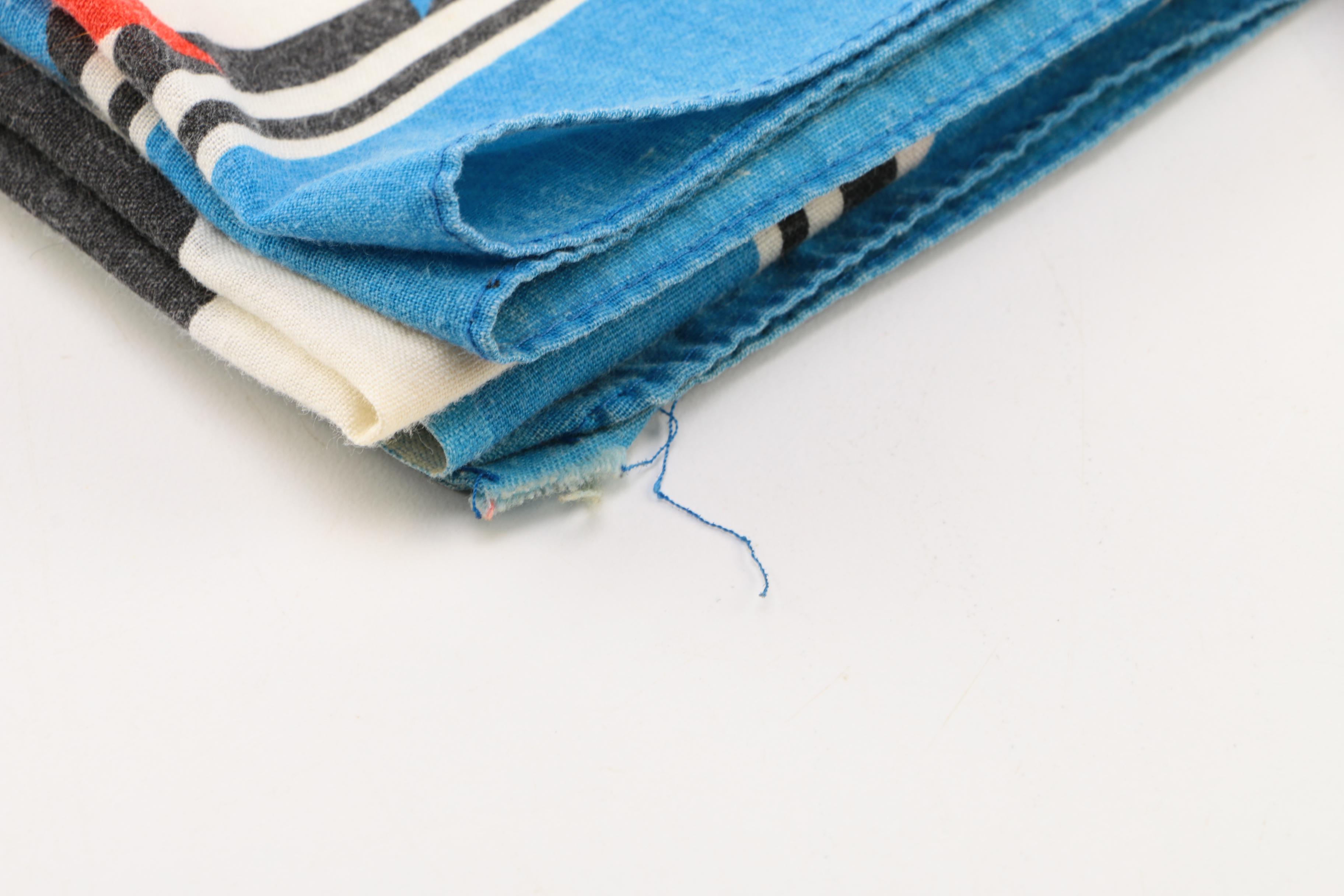 Vintage Red, White, and Blue Military Handkerchief