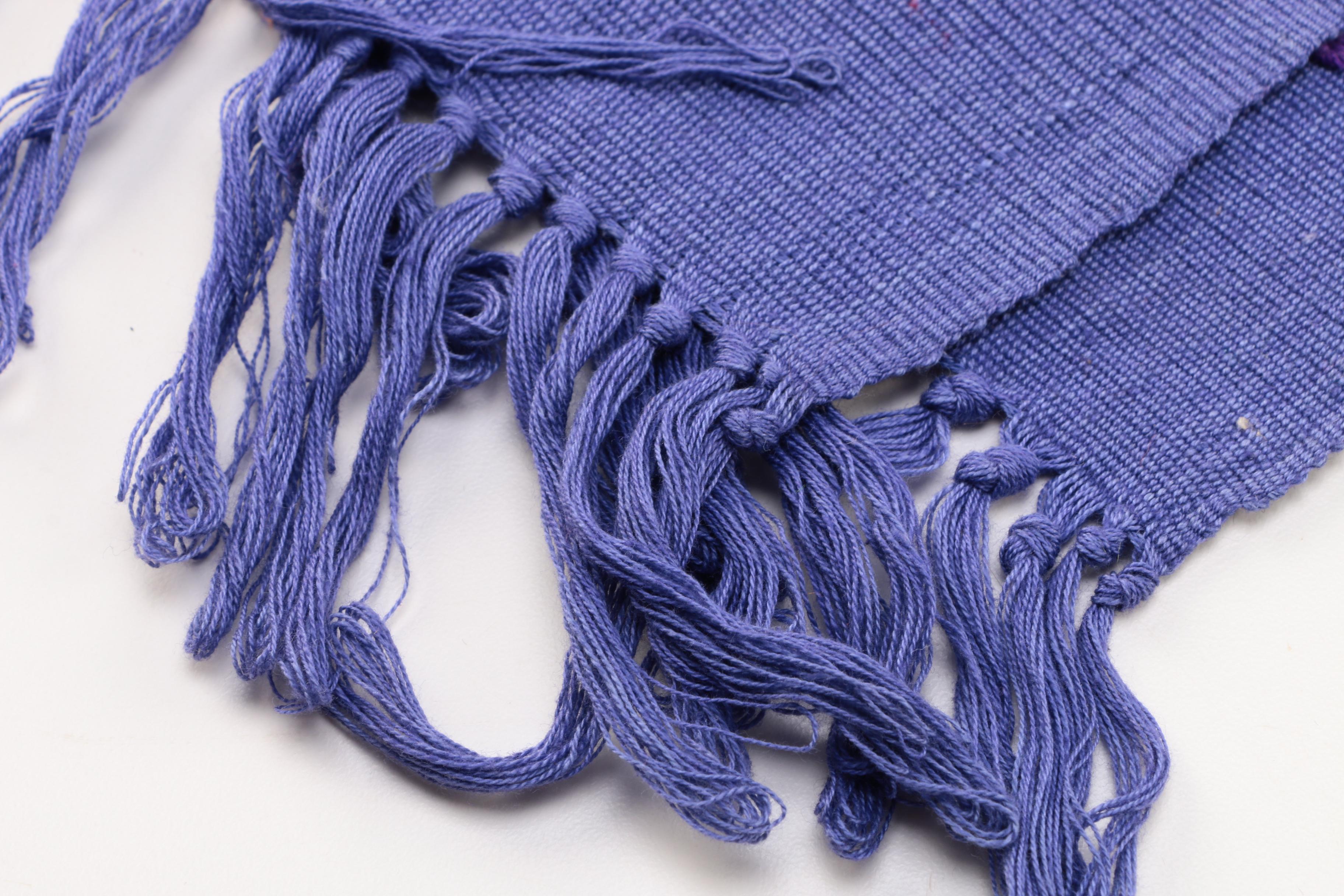 Guatamalan Woven Scarves With Fringe