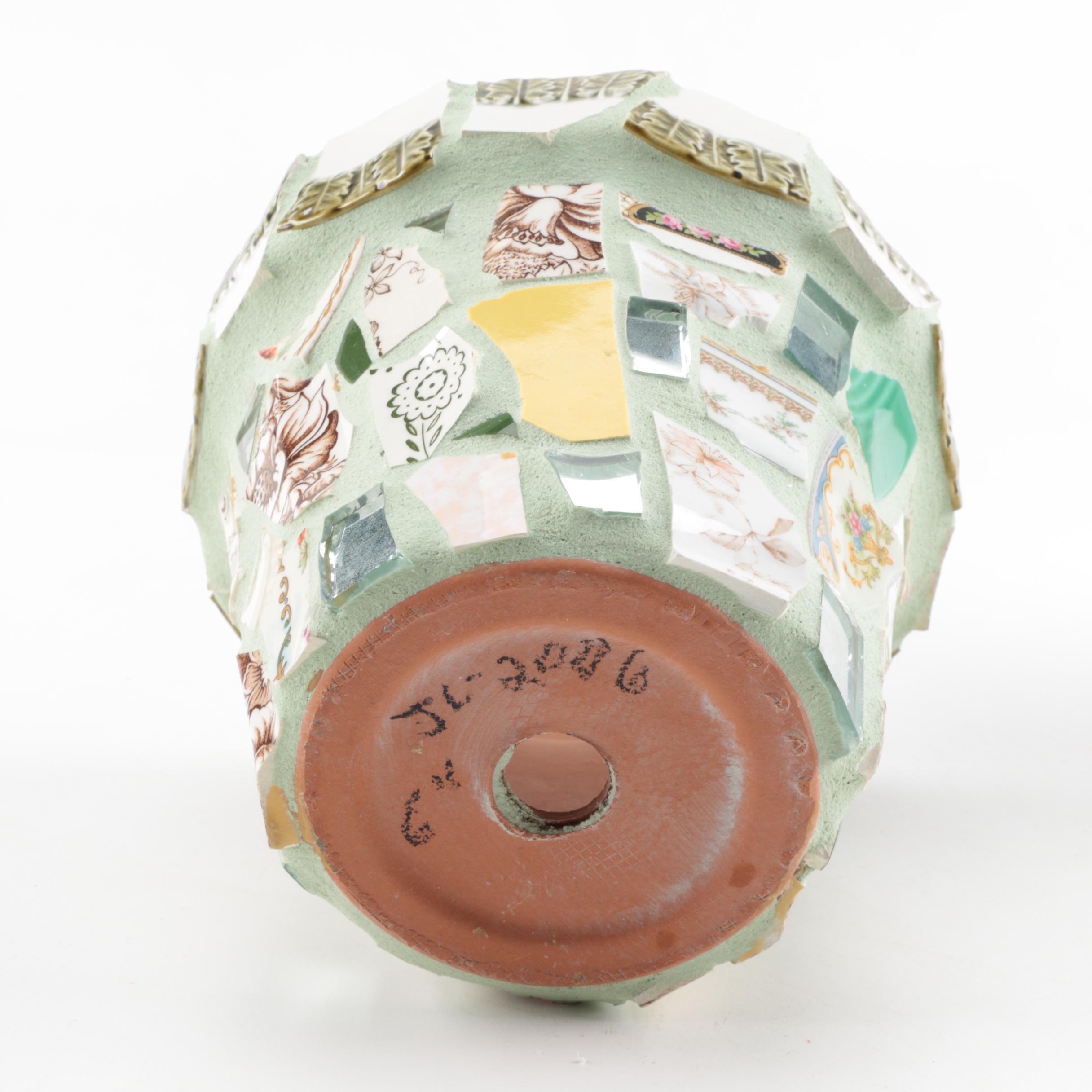 Hand Crafted Mosaic Terracotta Flower Pots