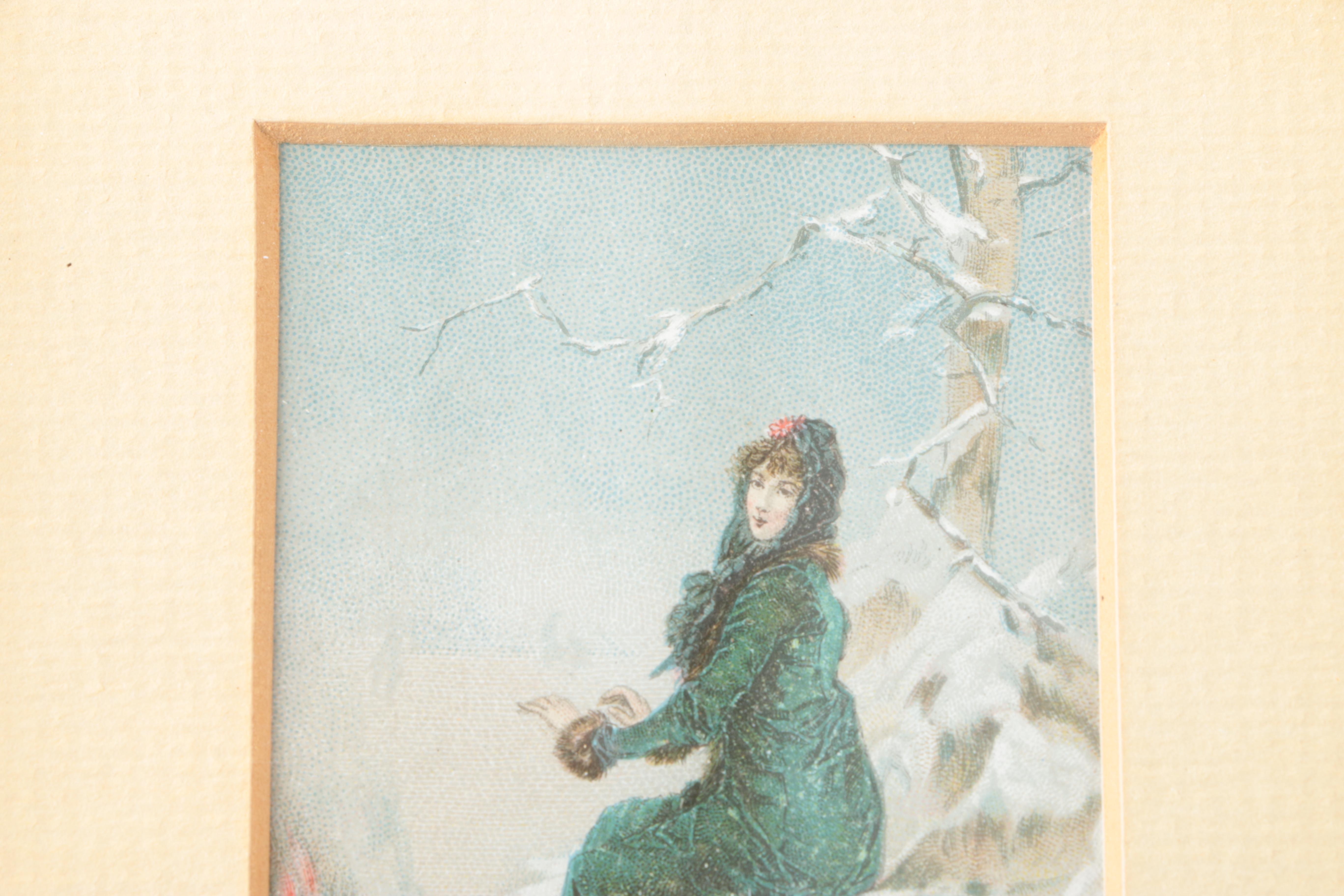 Chromolithographs Prints of Victorian Women