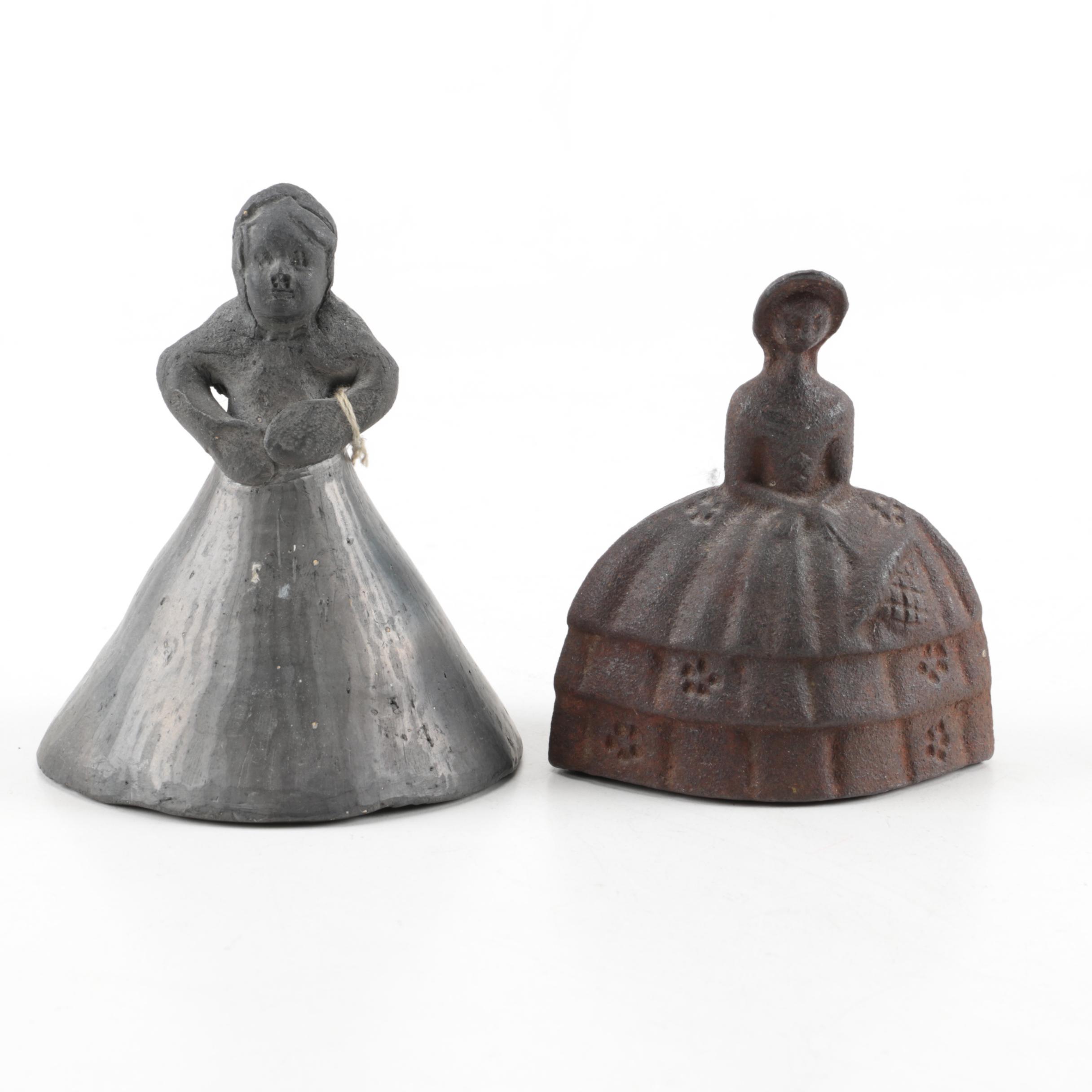 Antique Southern Belle Iron Bells