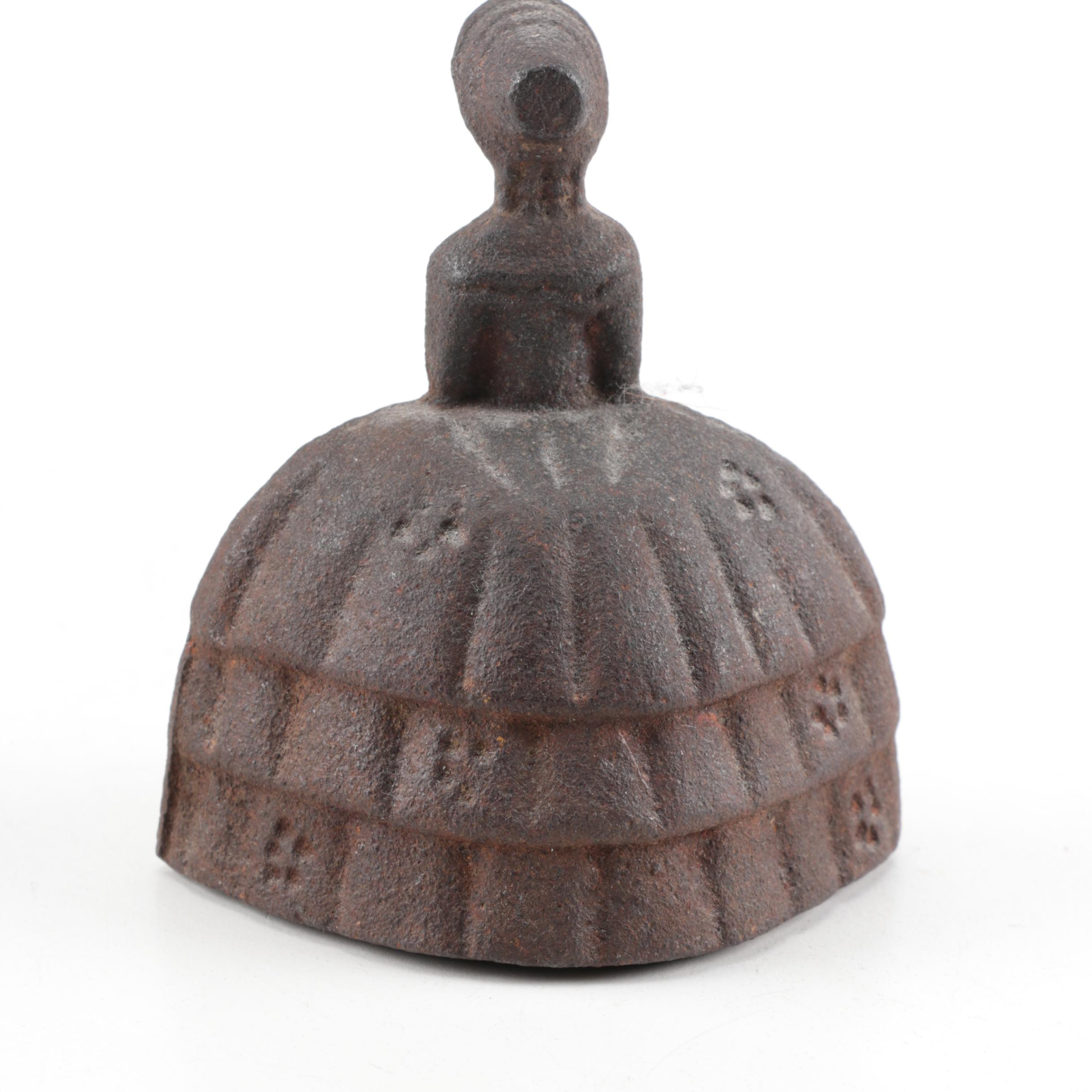 Antique Southern Belle Iron Bells