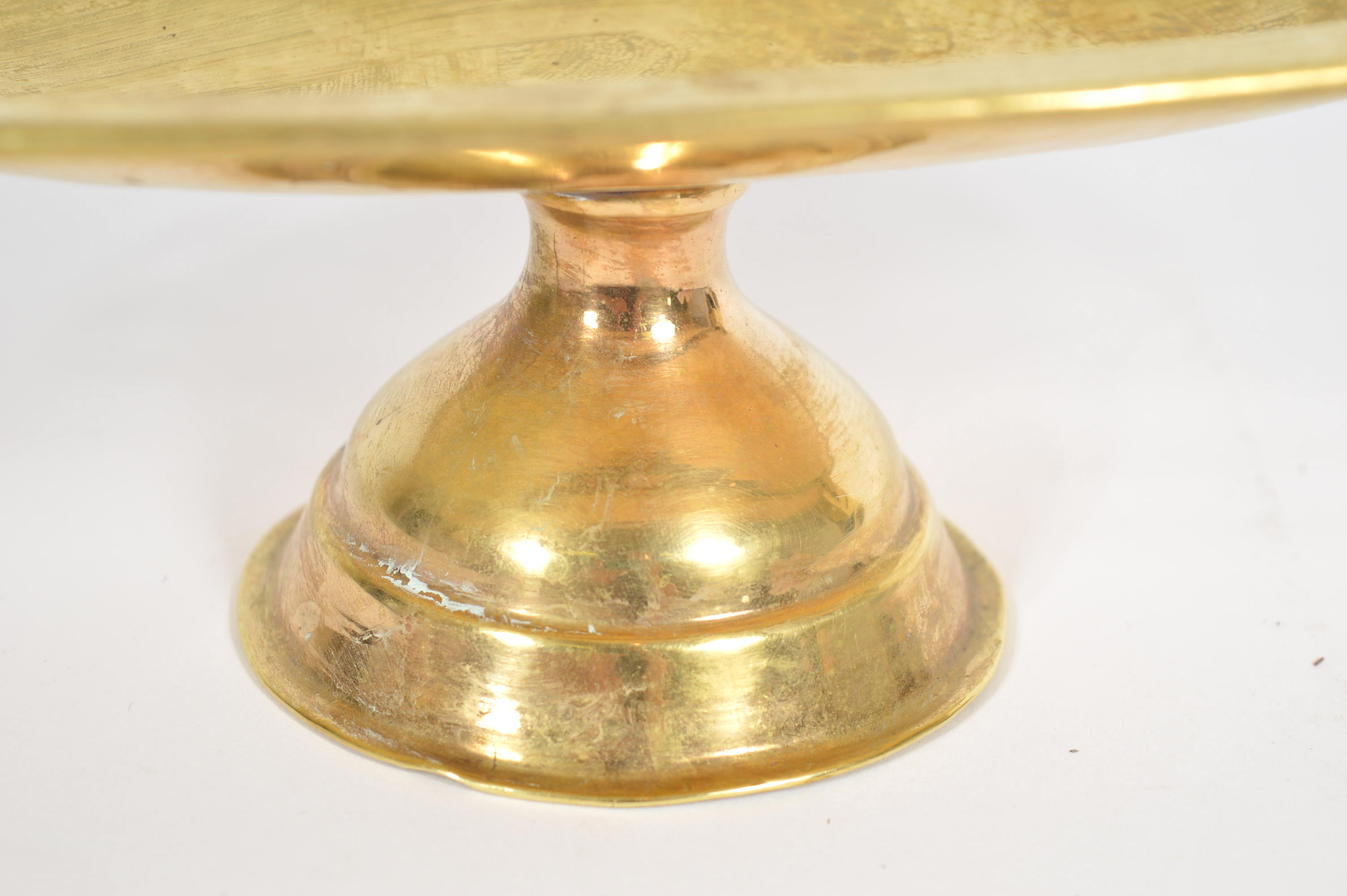 Vintage Decorative Brass Compote