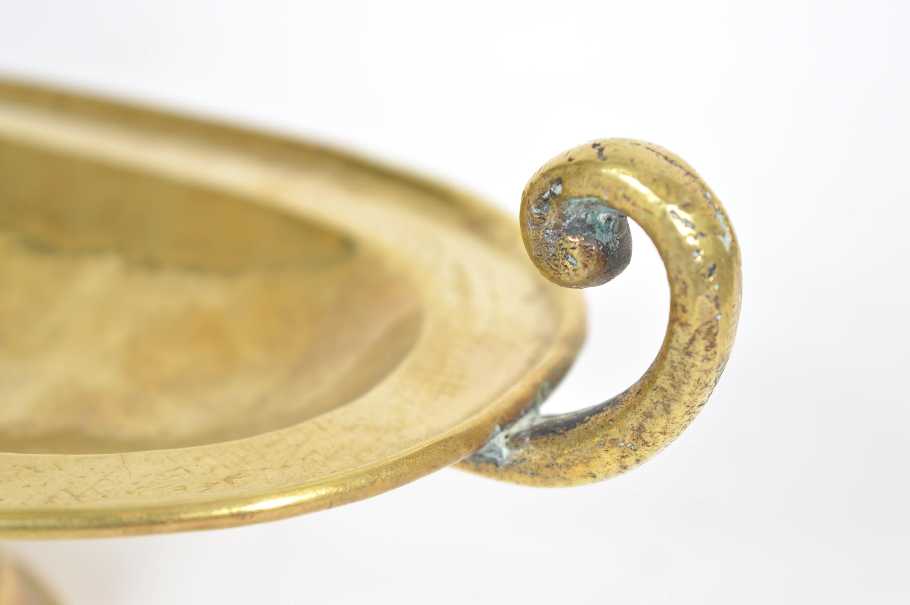 Vintage Decorative Brass Compote