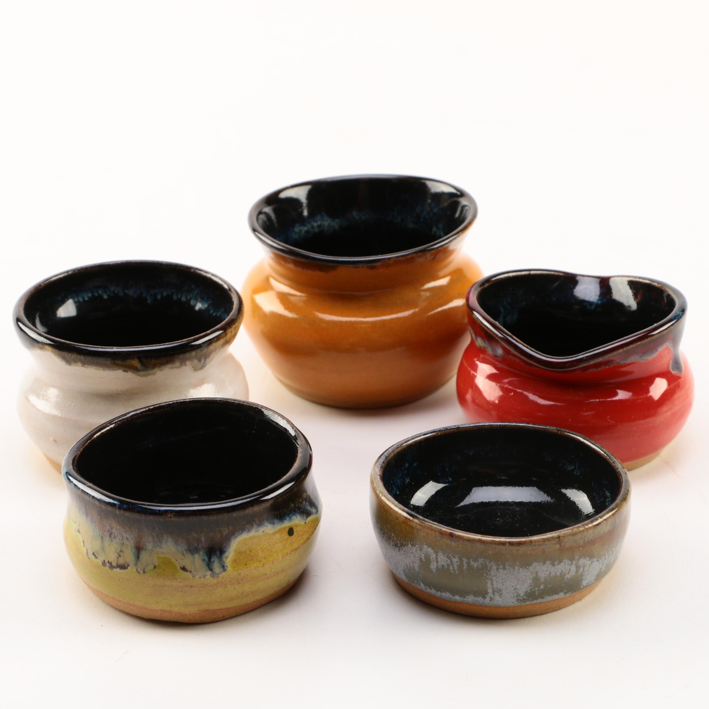Set of Hand Thrown Stoneware Bowls