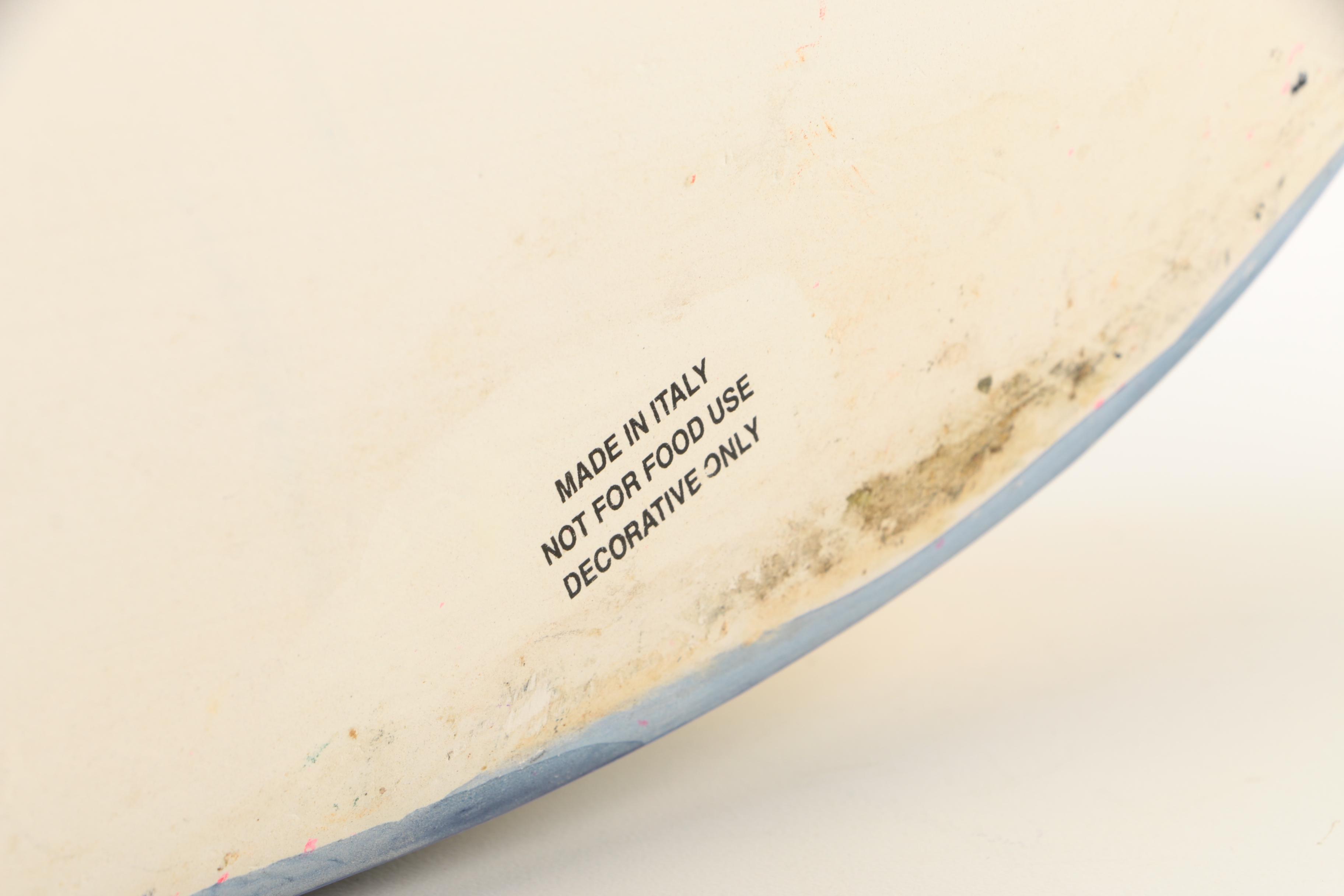 Hand-Painted Italian Decorative Display Dish