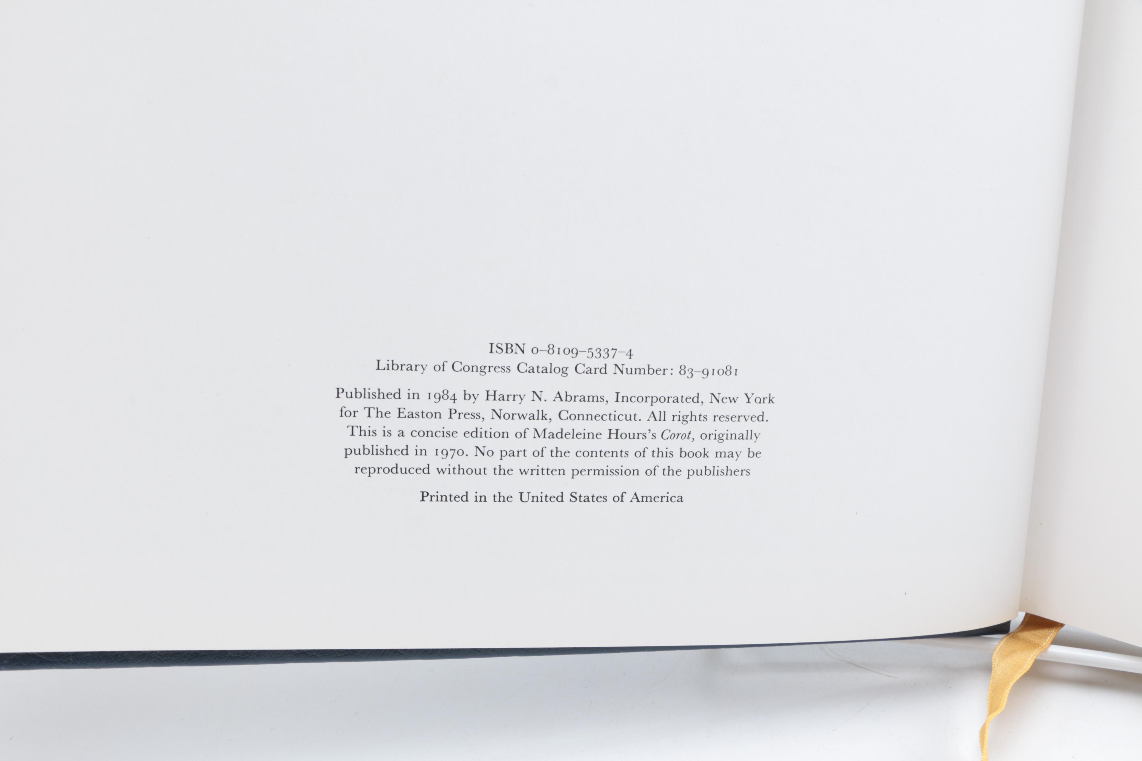 Easton Press Collector Edition "Great Art and Artists" Books