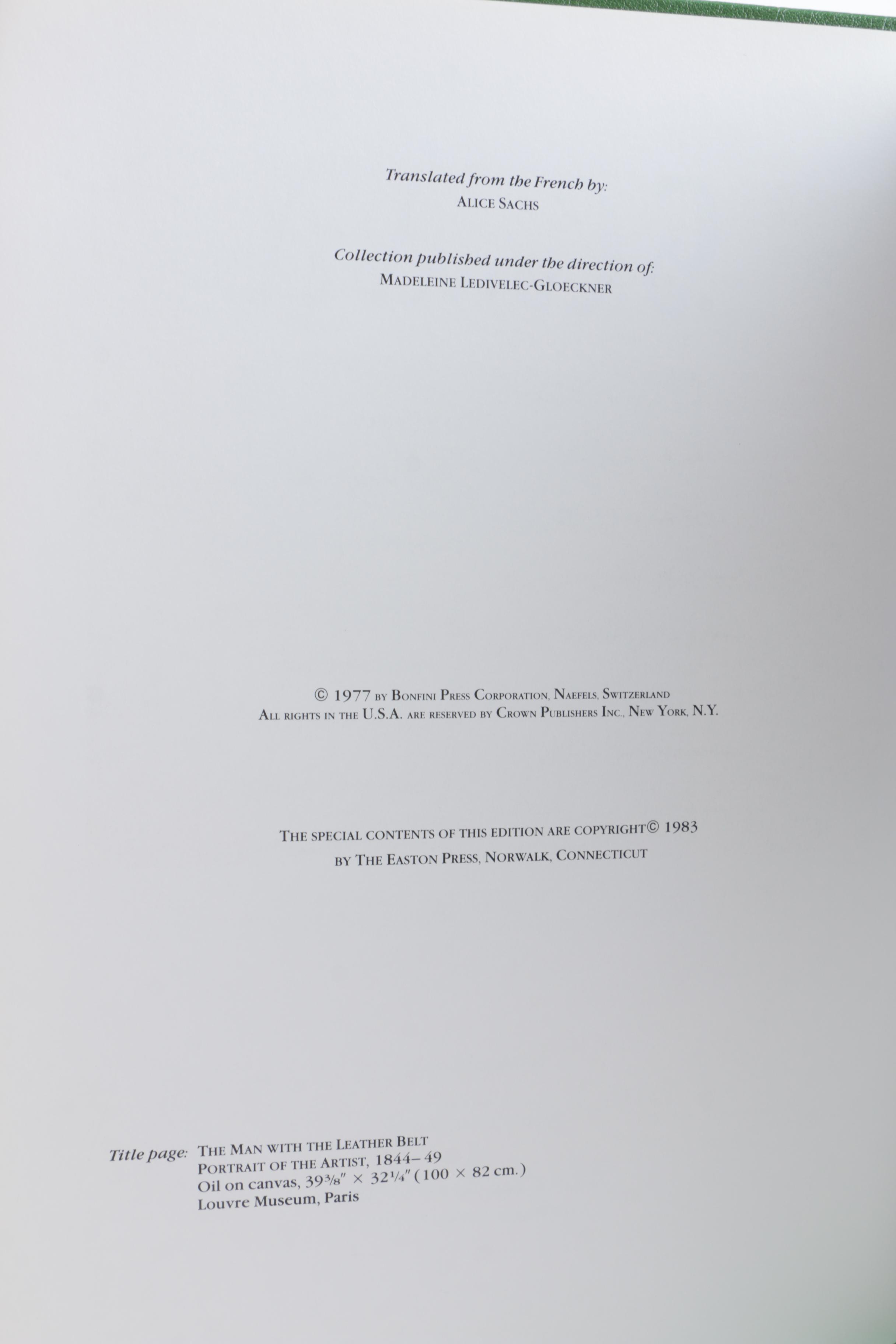 Easton Press Collector Edition "Great Art and Artists" Books