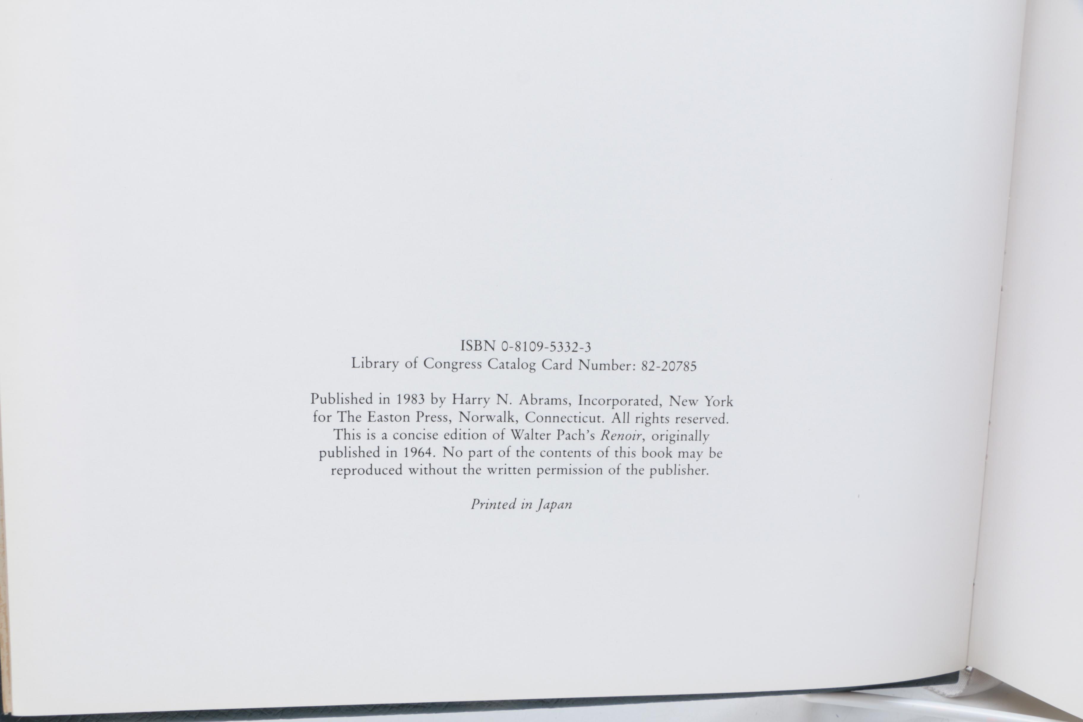 Easton Press Collector Edition "Great Art and Artists" Books