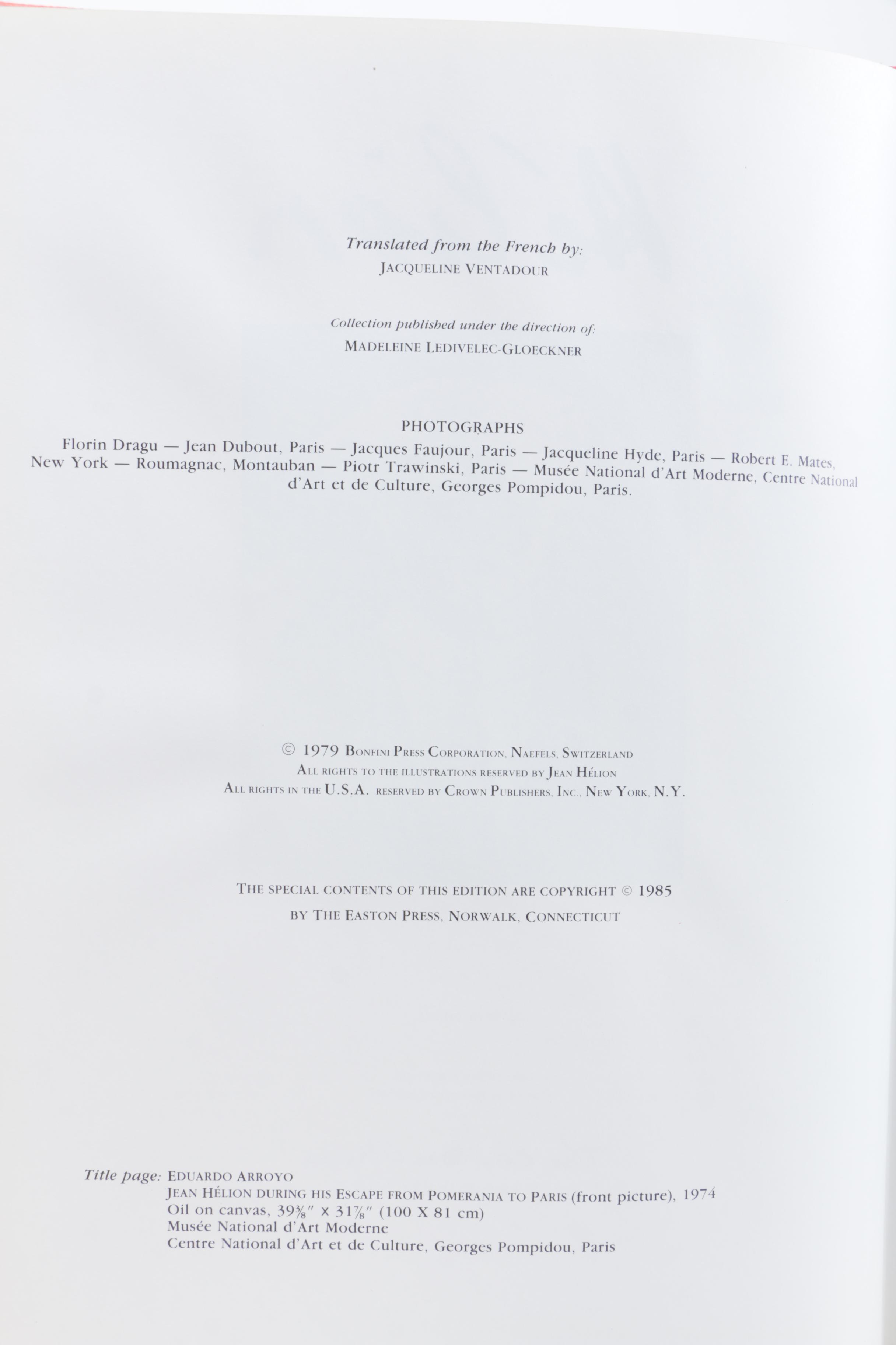 Easton Press Collector Edition "Great Art and Artists" Books