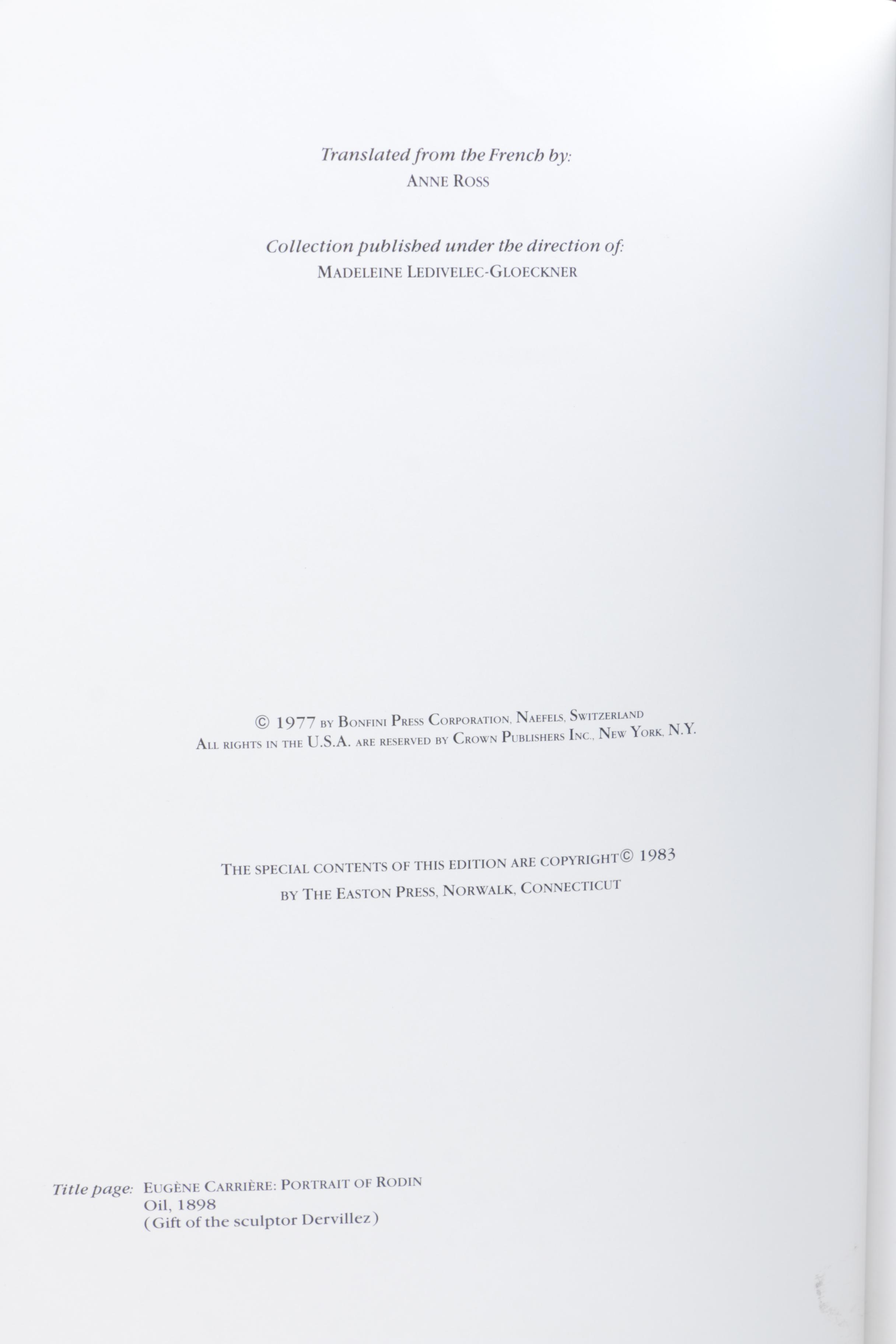 Easton Press Collector Edition "Great Art and Artists" Books