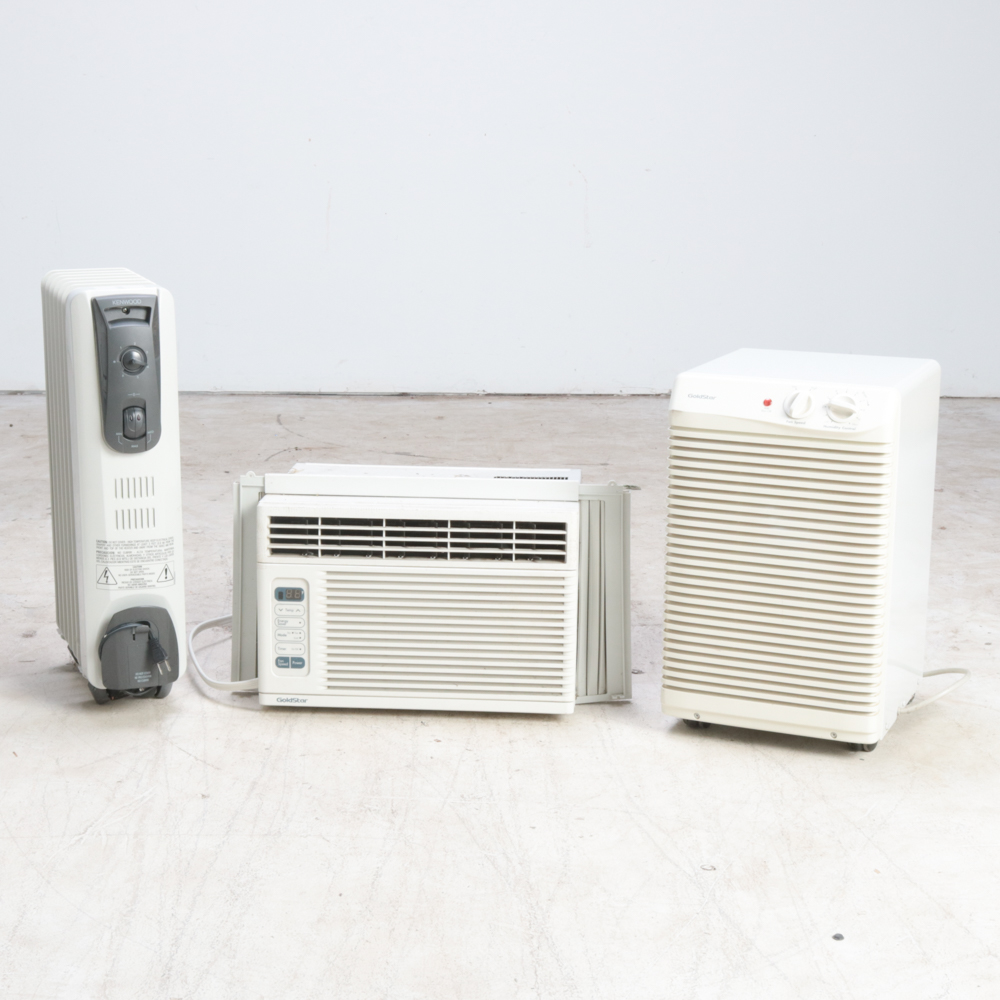 Humidifier, Heater and a Window Air Conditioner