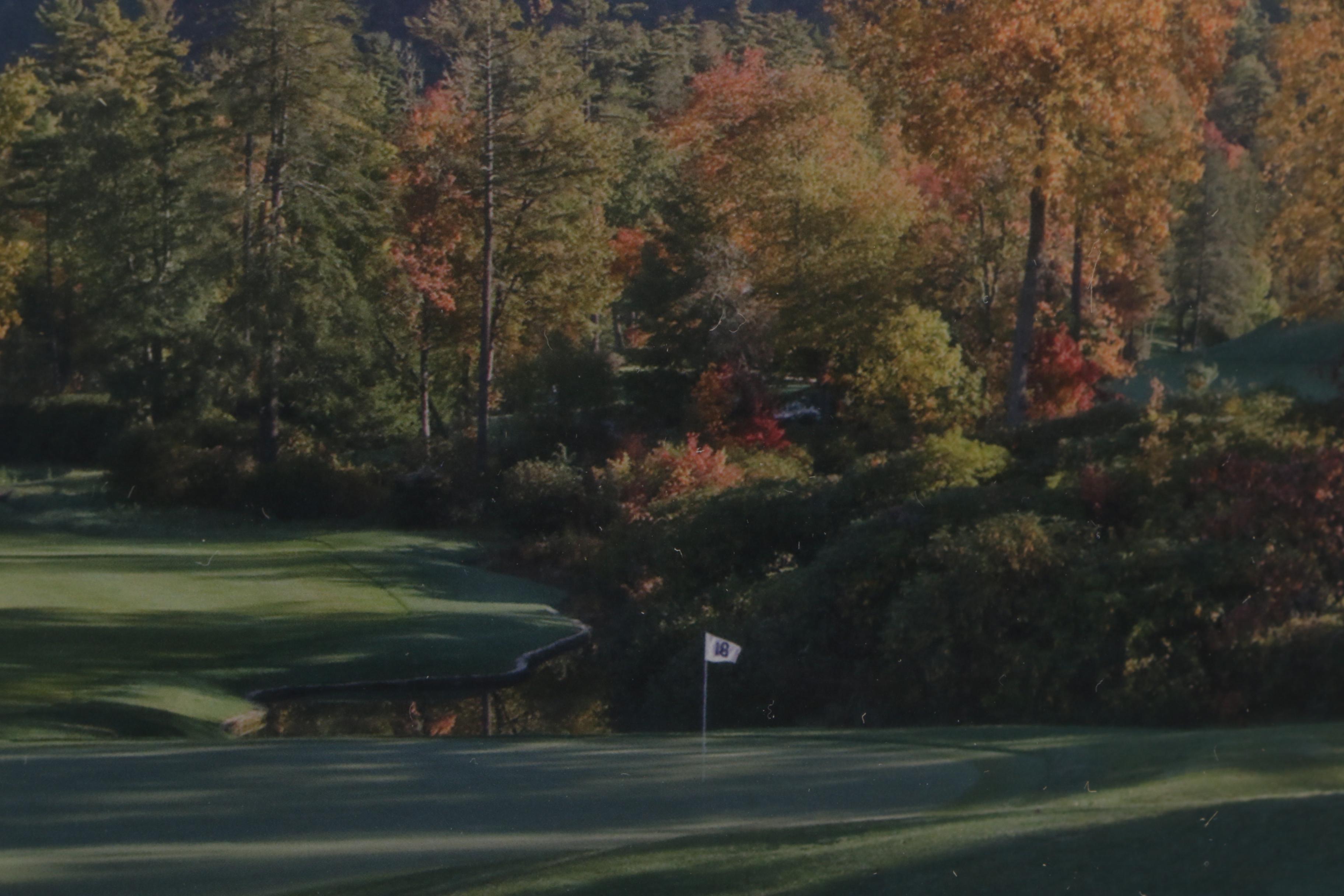 Golf Themed Prints Including Limited Edition Offset Lithograph After Bill Pendergrass