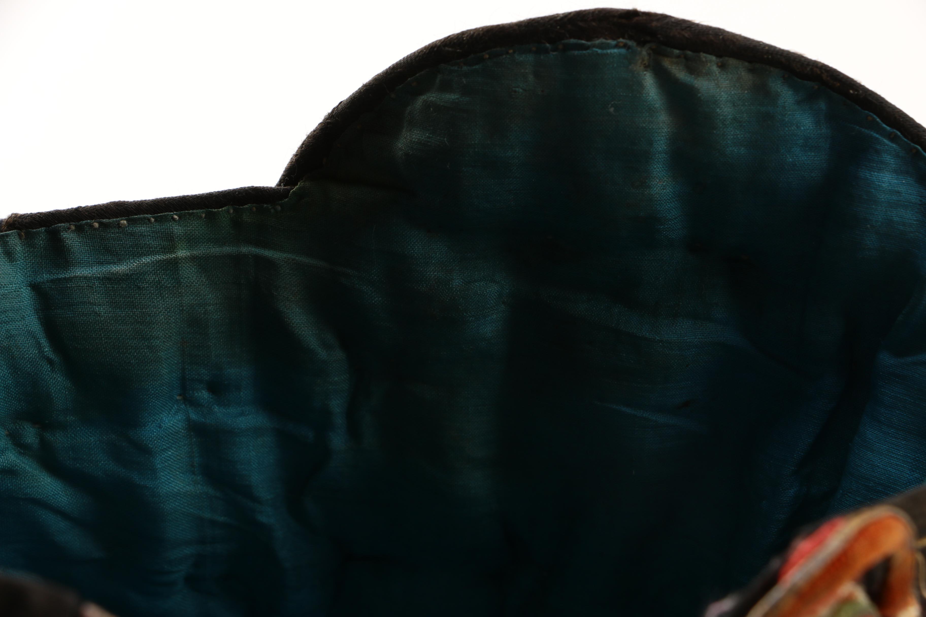 Children's Vintage Chinese Double Faced Hats with Stands