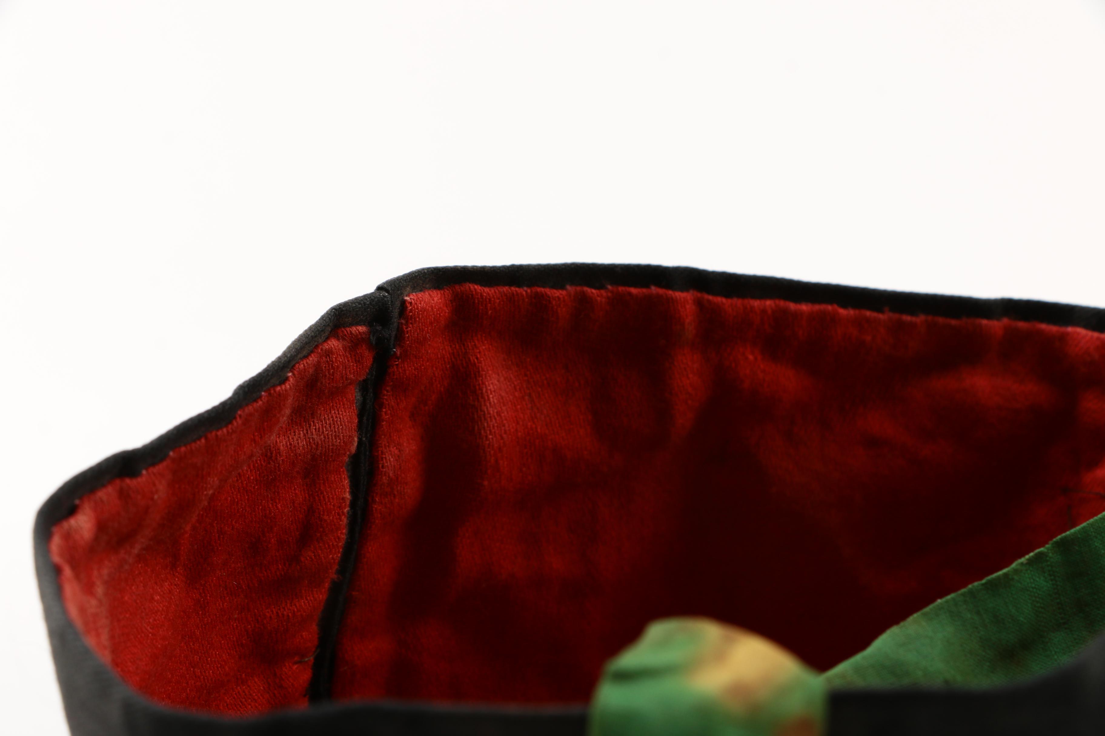 Children's Vintage Chinese Double Faced Hats with Stands