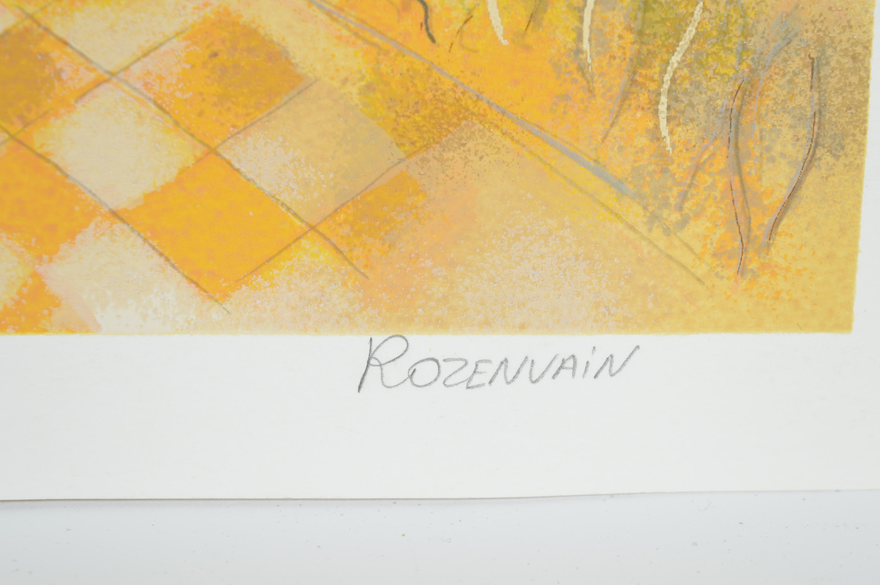 Signed and Numbered Serigraph Print "Summer Sonata" After Michael Rozenvain