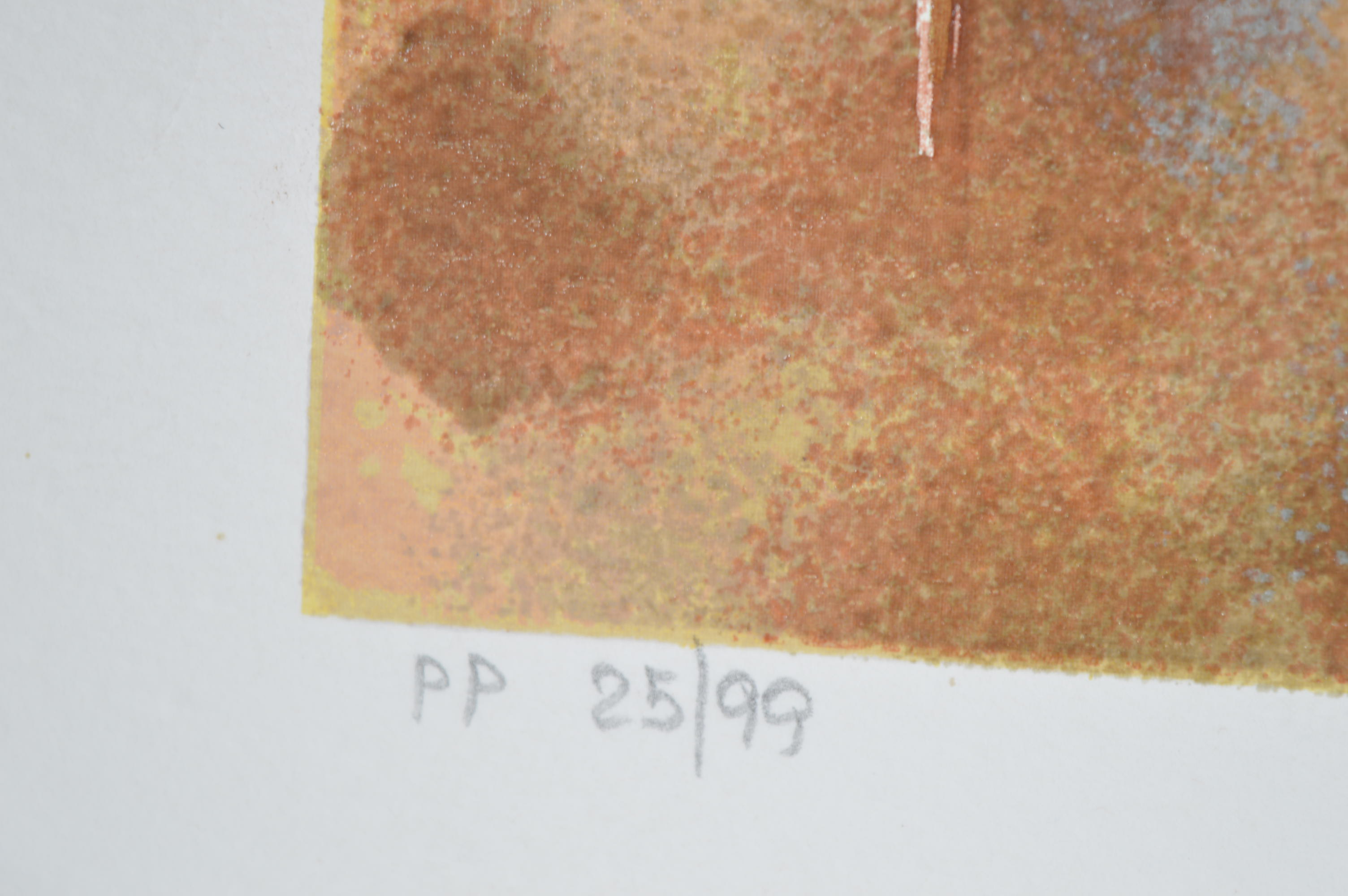 Signed and Numbered Serigraph Print "Summer Sonata" After Michael Rozenvain