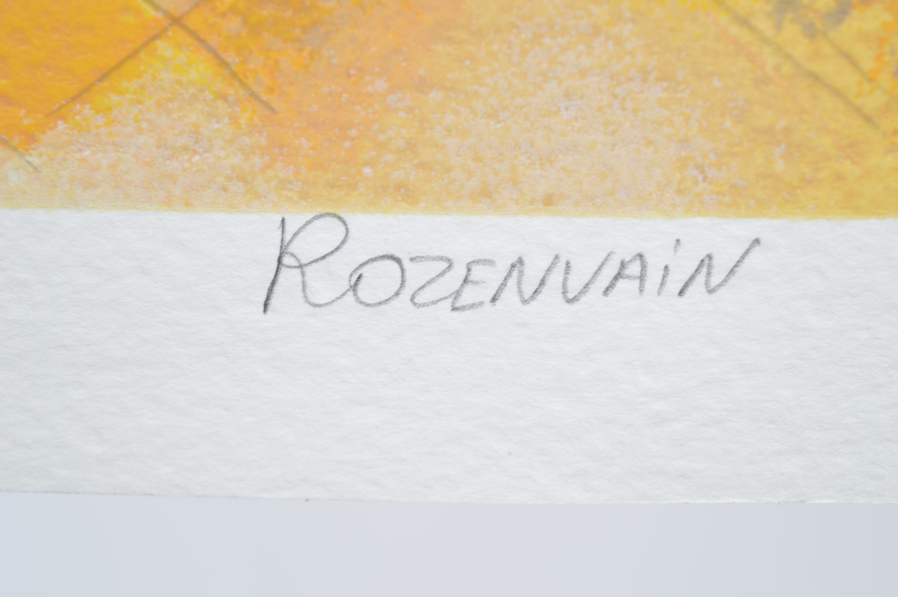 Signed and Numbered Serigraph Print "Summer Sonata" After Michael Rozenvain