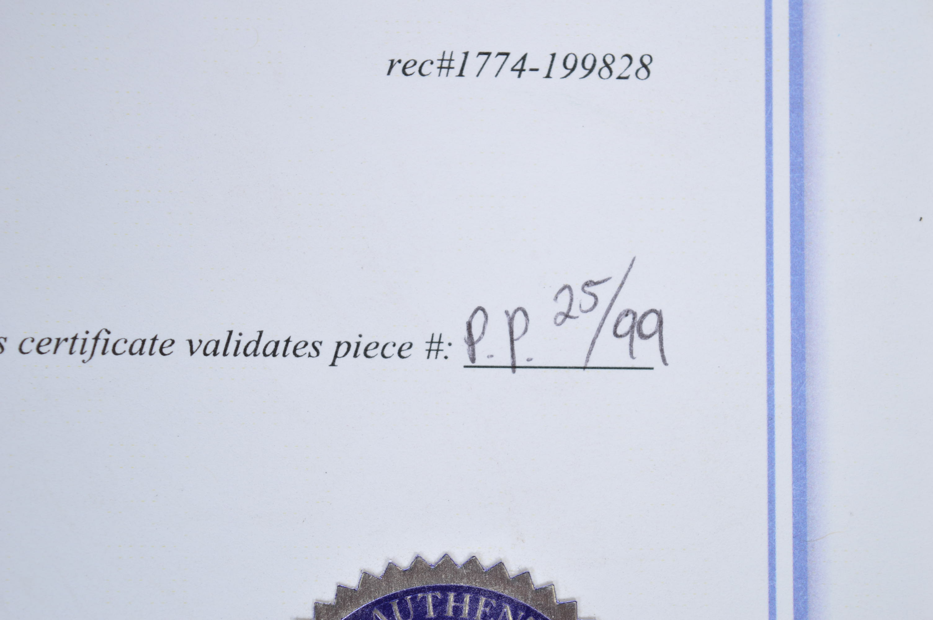 Signed and Numbered Serigraph Print "Summer Sonata" After Michael Rozenvain